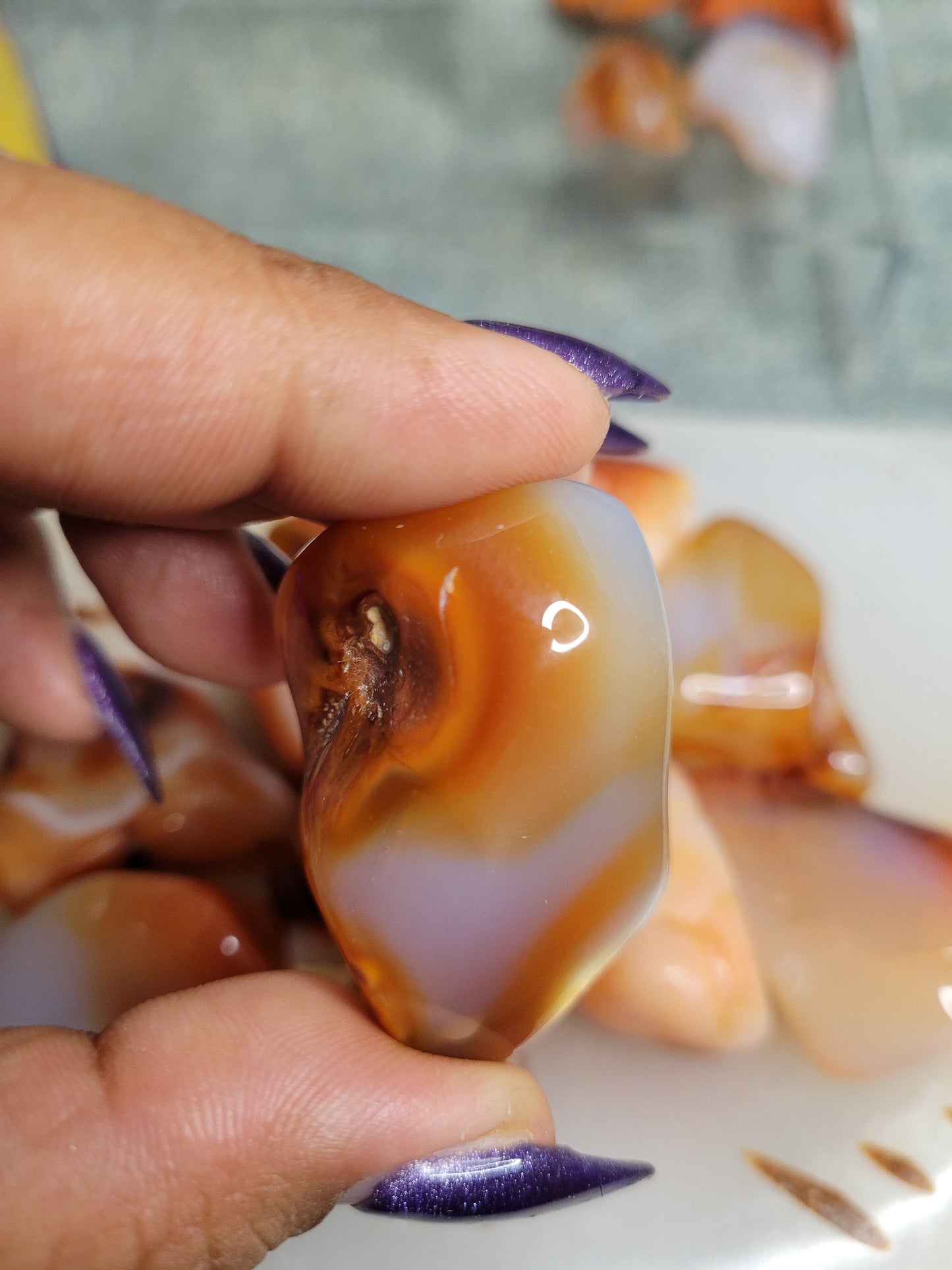 High Quality Carnelian XL Tumbles from Madagascar | Intuitively Picked | Great for meditation | Home Decor | Birthday Christmas Gift Ideas