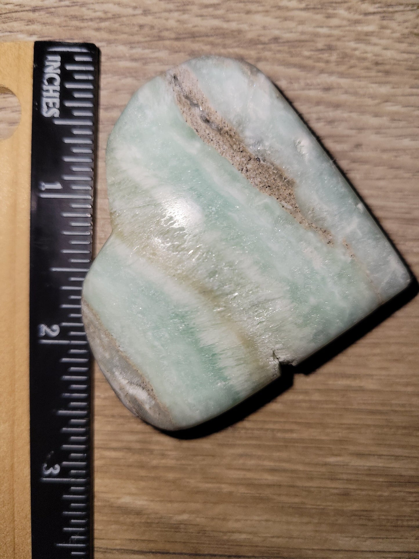 Beautiful Caribbean Calcite Heart Carving | Crystal Collector | Vibrant Beachy Colors with Clam Energy |Birthday or Valentines Day Love Gift