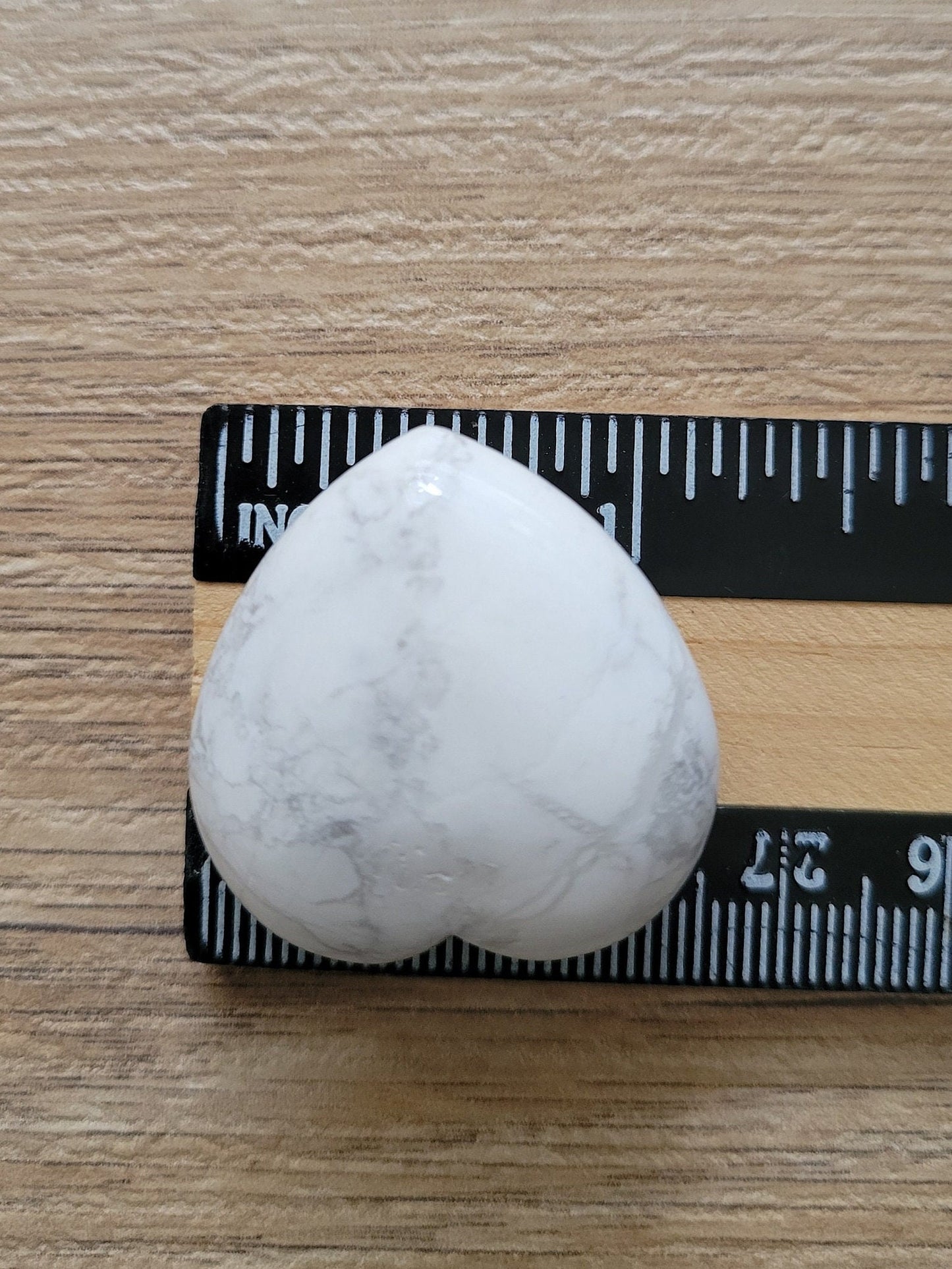 Howlite Heart Crystal Carving |Home Decor | 25g | Intuitively picked | Madeitation Tool | Birthday or Valentines Day Love Gift