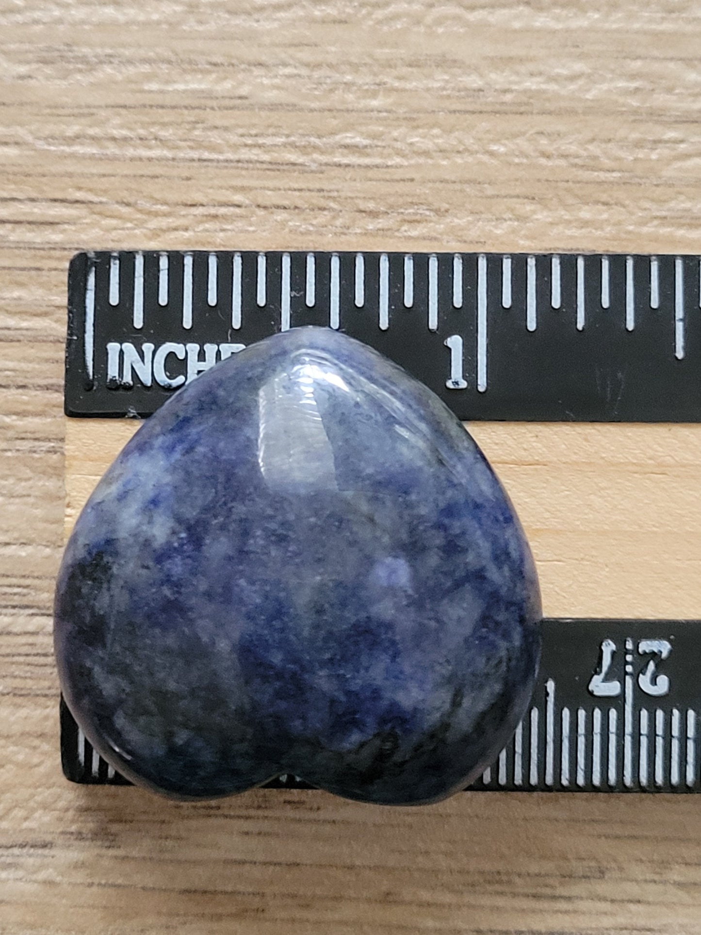 Sodalite Heart Crystal Carving - Healing Crystal - Home Decor - 25g - Intuitively picked