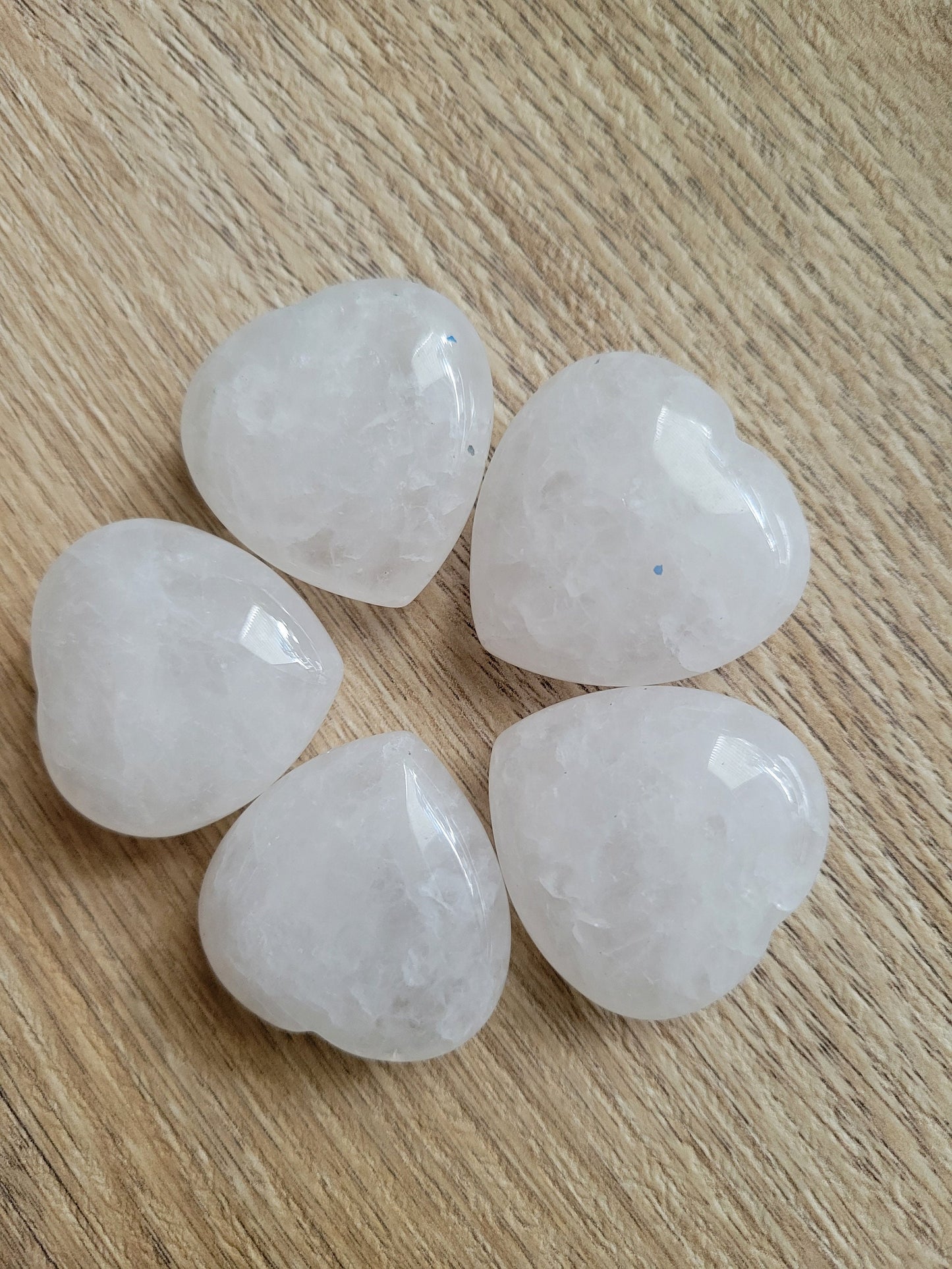 Milky Quartz Heart Crystal Carving | Home Decor | Pocket Purse Wallet | 25g | Intuitively picked | Birthday or Valentines Day Love Gift