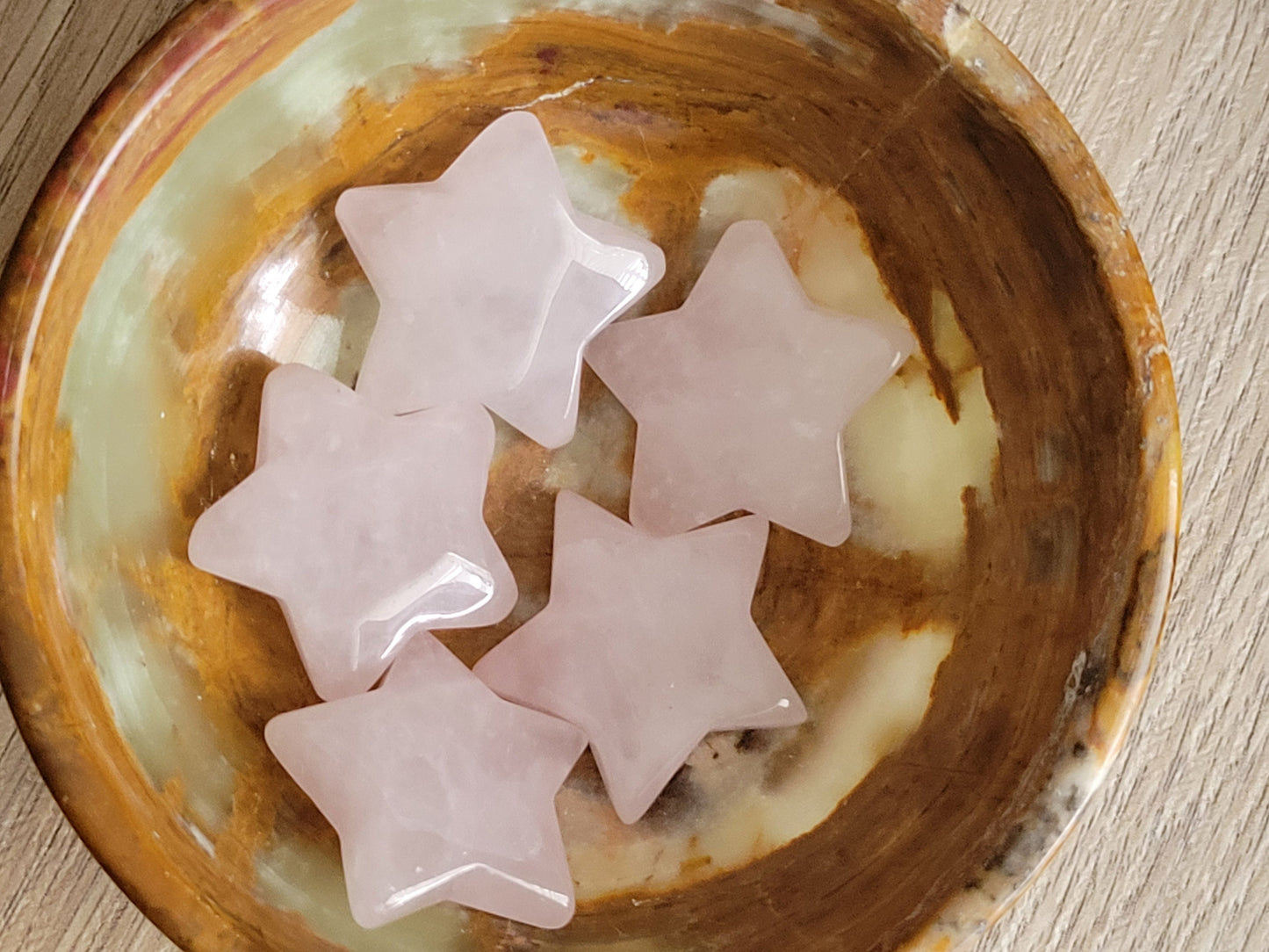 Rose Quartz Star Crystal Carving - Healing Crystal - Home Decor - 14g - Intuitively Picked - Heart Chakra - Love - Birthday Anniversary Gift