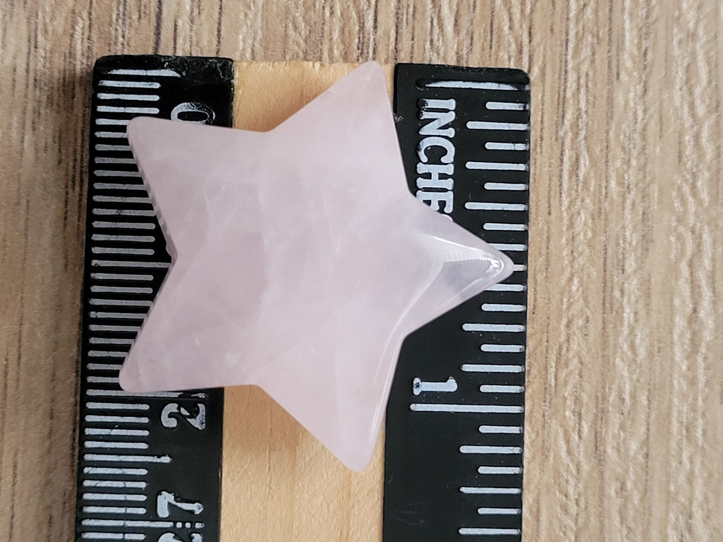 Rose Quartz Star Crystal Carving - Healing Crystal - Home Decor - 14g - Intuitively Picked - Heart Chakra - Love - Birthday Anniversary Gift