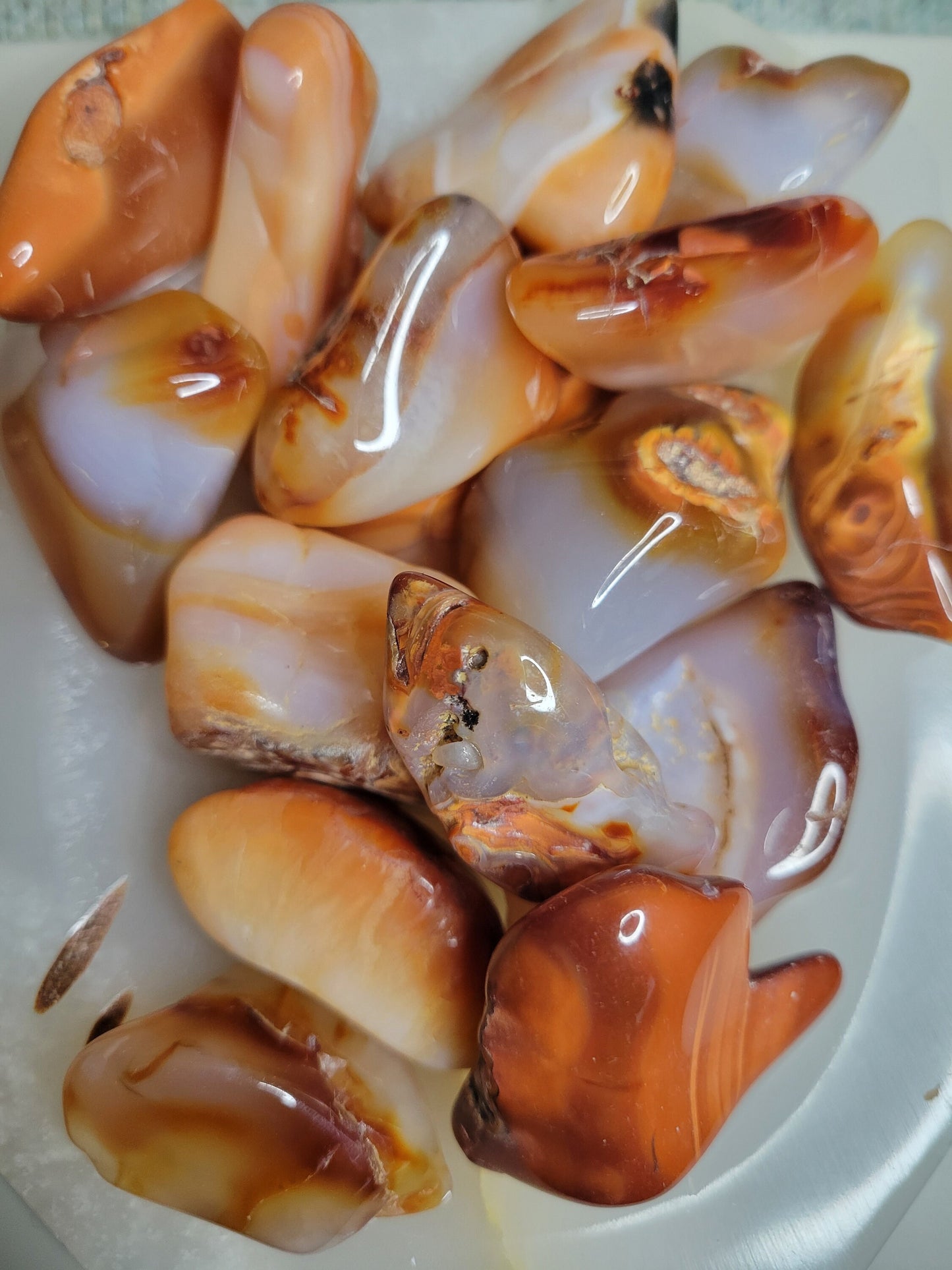 High Quality Carnelian XL Tumbles from Madagascar | Intuitively Picked | Great for meditation | Home Decor | Birthday Christmas Gift Ideas