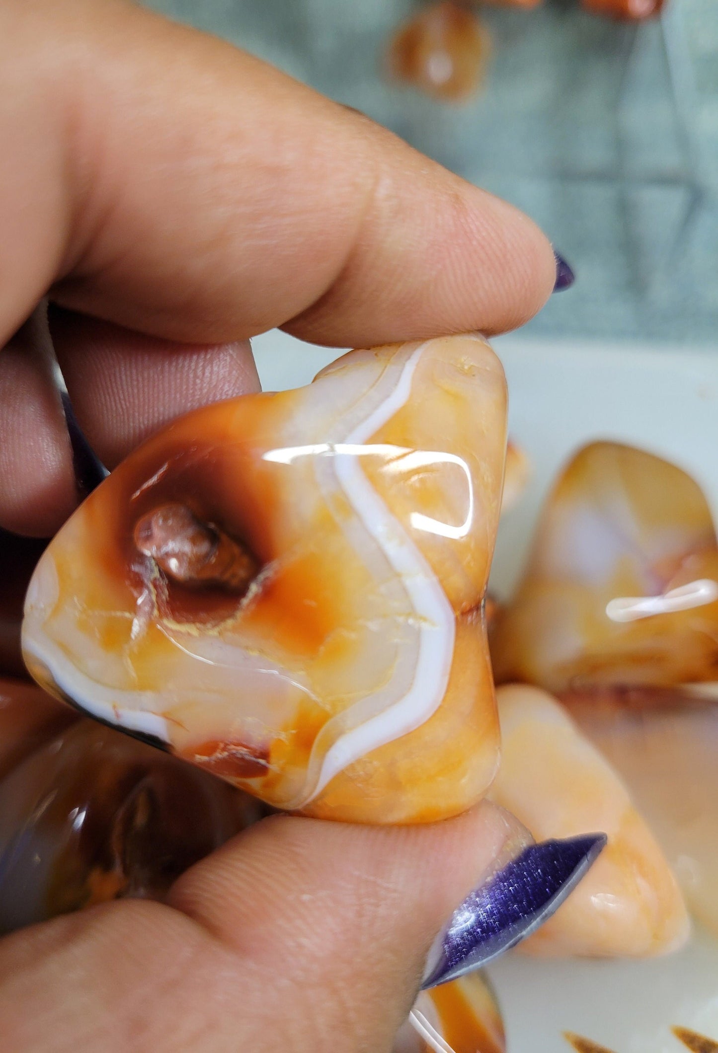 High Quality Carnelian XL Tumbles from Madagascar | Intuitively Picked | Great for meditation | Home Decor | Birthday Christmas Gift Ideas