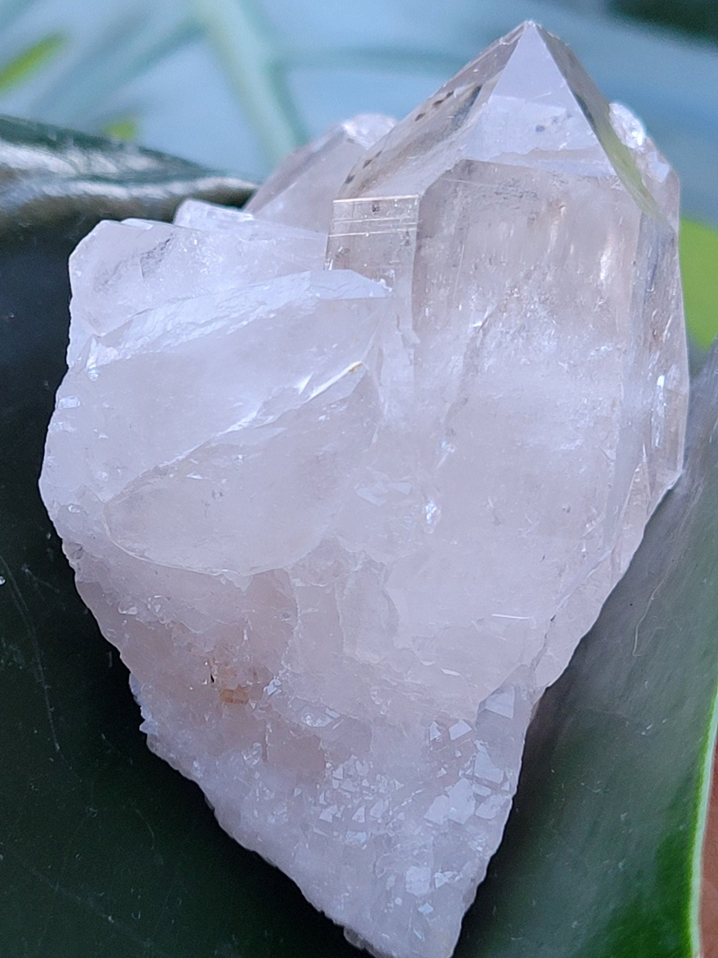 Lemurian Clear Quartz Raw & Natural Crystal Twin Points from Arkansas | Home Decor | Crown Chakra Meditation Tool | Good Energy | Gift