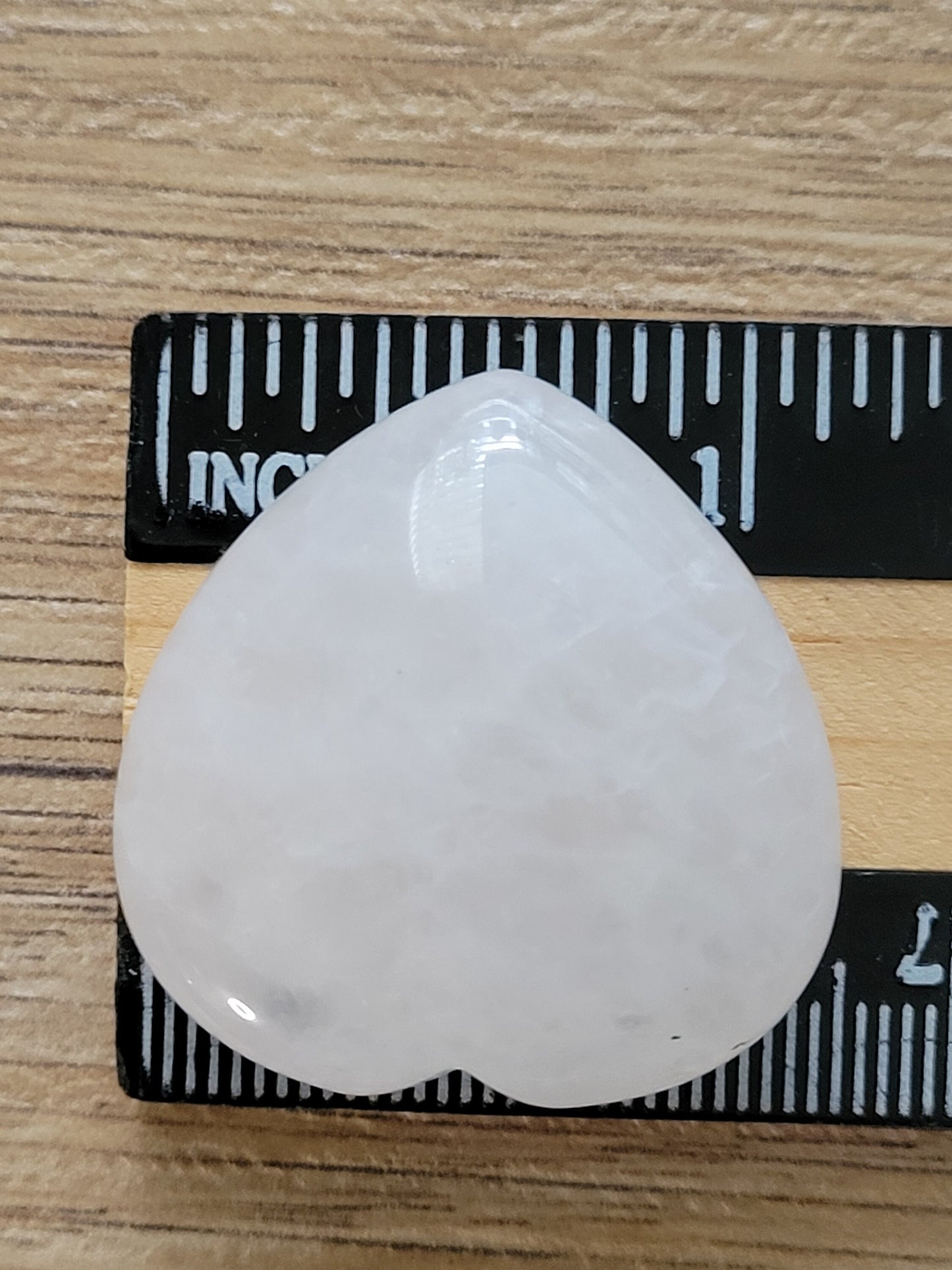 Milky Quartz Heart Crystal Carving | Home Decor | Pocket Purse Wallet | 25g | Intuitively picked | Birthday or Valentines Day Love Gift