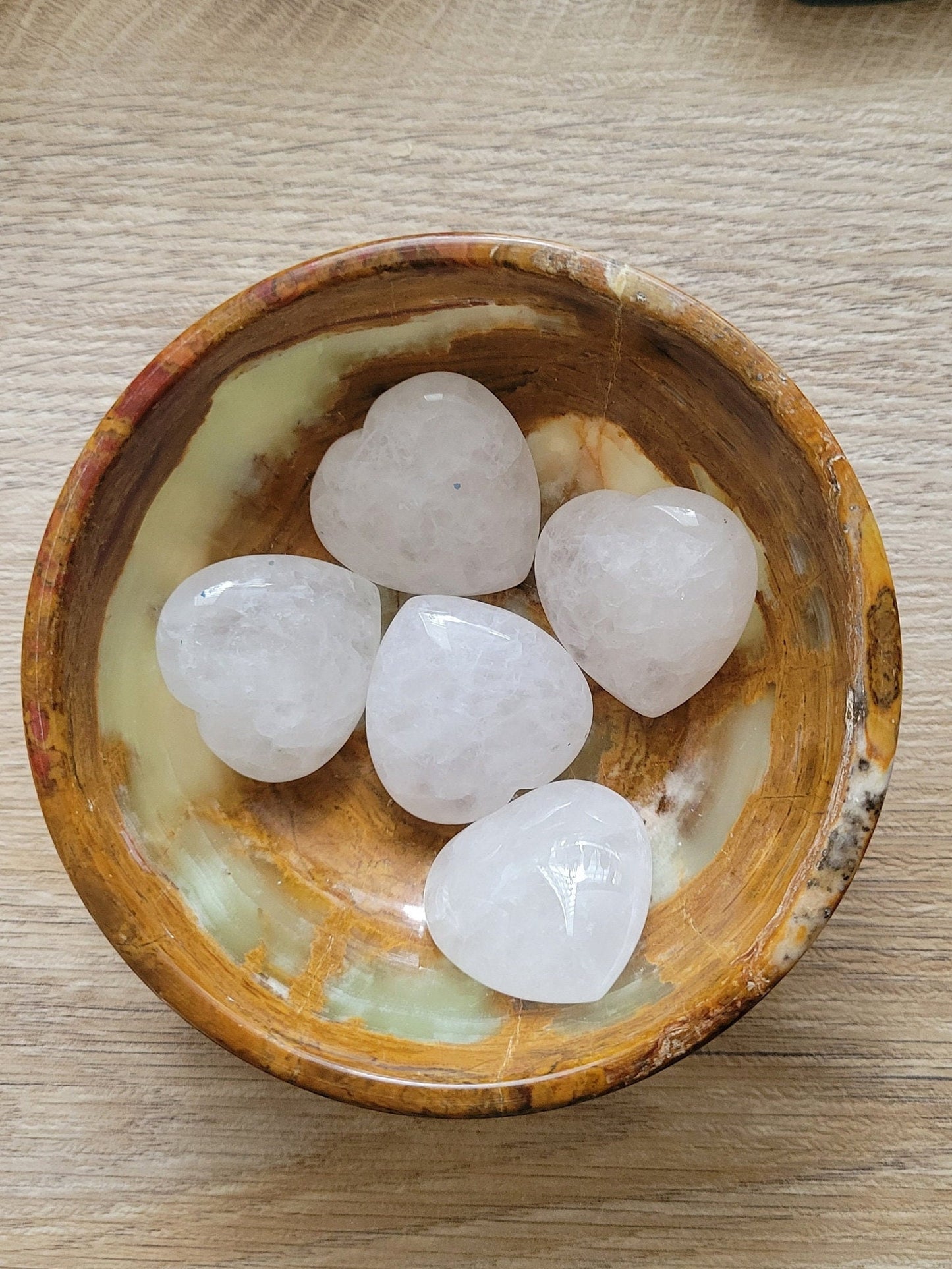 Milky Quartz Heart Crystal Carving | Home Decor | Pocket Purse Wallet | 25g | Intuitively picked | Birthday or Valentines Day Love Gift