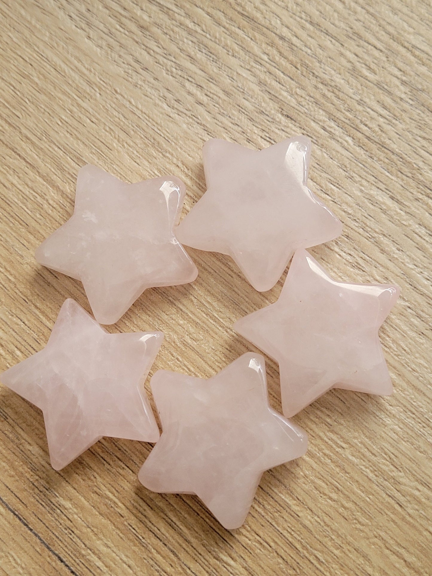 Rose Quartz Star Crystal Carving - Healing Crystal - Home Decor - 14g - Intuitively Picked - Heart Chakra - Love - Birthday Anniversary Gift