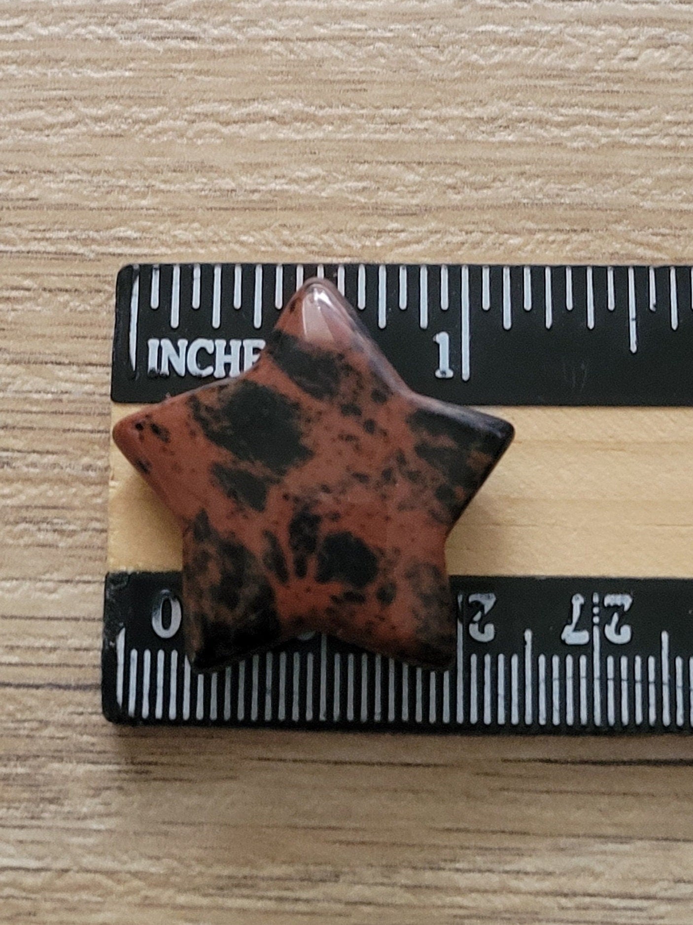 Mahogany Obsidian Star Carving - Healing Gem - Home Decor - 14g - Intuitively Picked