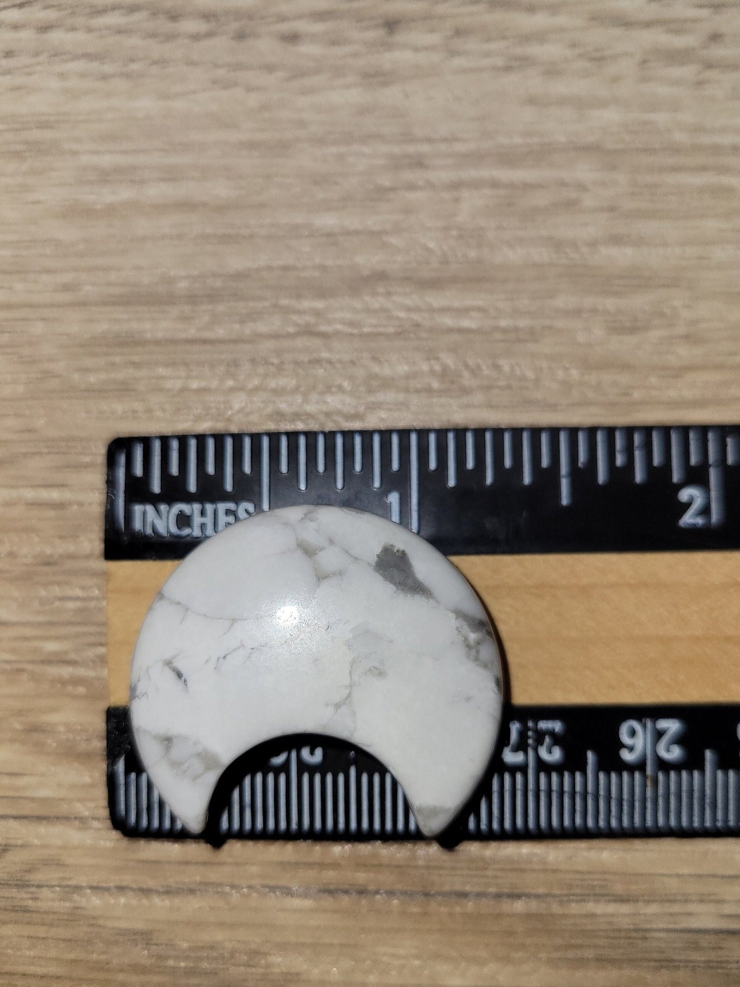 Howlite Moon Crystal Carving - Healing Crystal - Home Decor - 11g - Intuitively picked