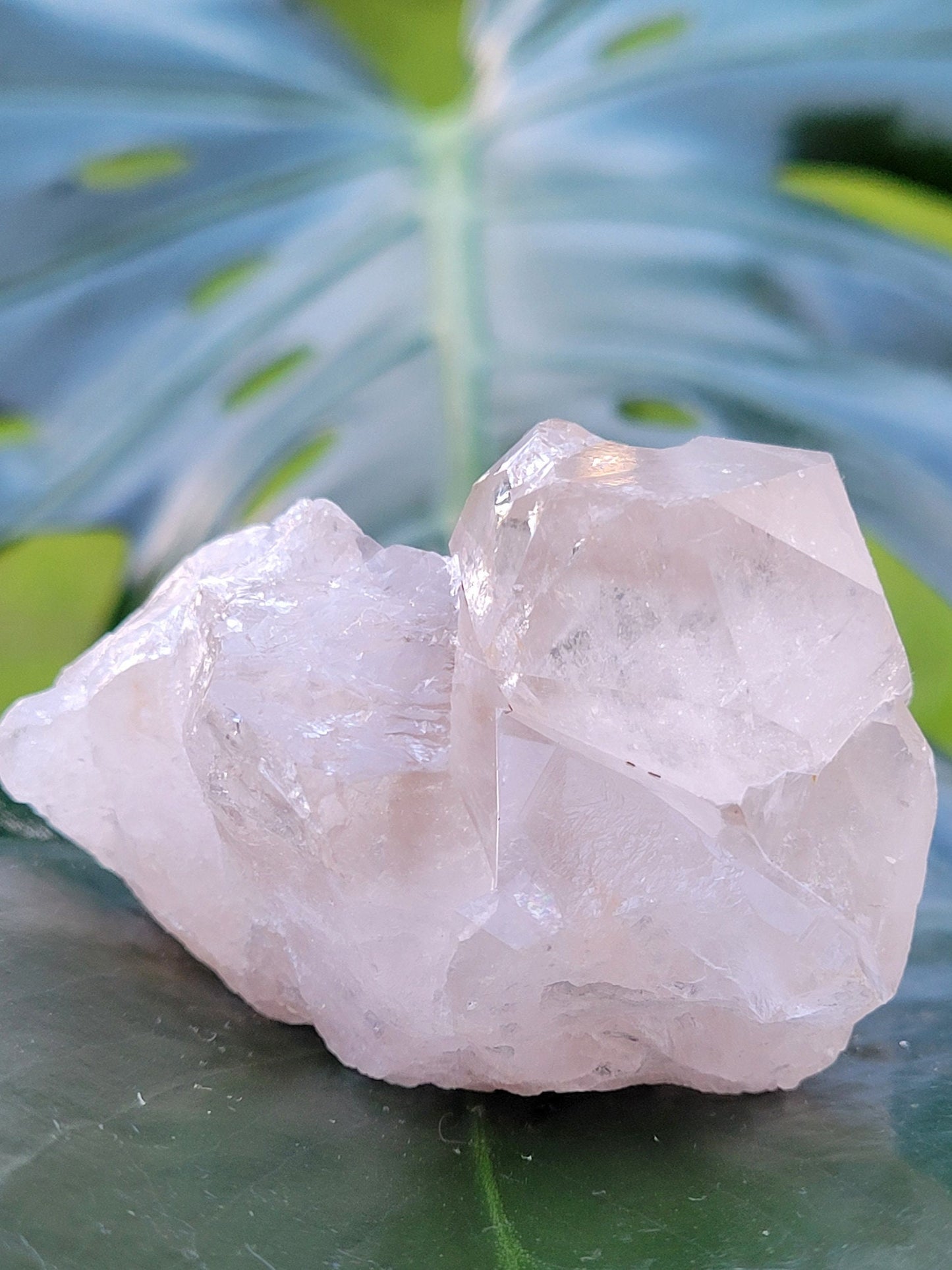 Lemurian Clear Quartz Raw & Natural Crystal Twin Points from Arkansas | Home Decor | Crown Chakra Meditation Tool | Good Energy | Gift