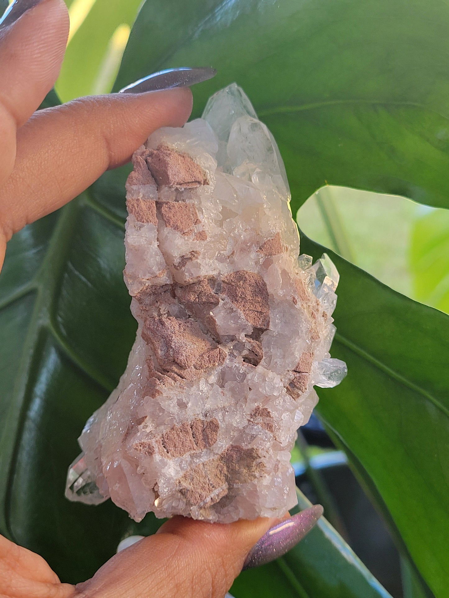 Stunning Pink Lemurian Colombian Quartz Cluster | Crystal Collector | High Quality | Home Decor | Heart Chakra | Love You Gift | Pink