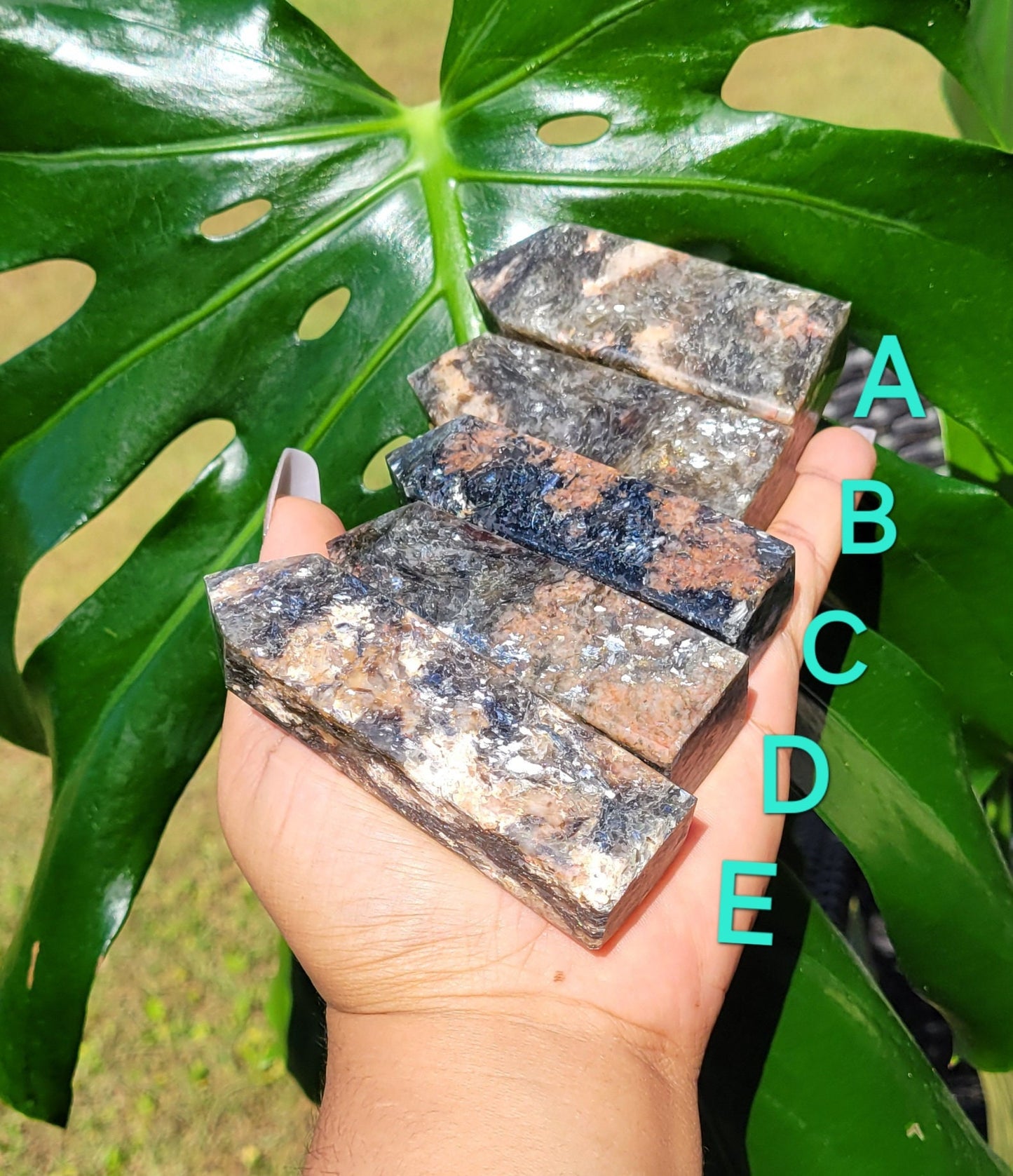 Sunstone with Mica Obelisk - Crystal Collector - Crystal Towers - Gift
