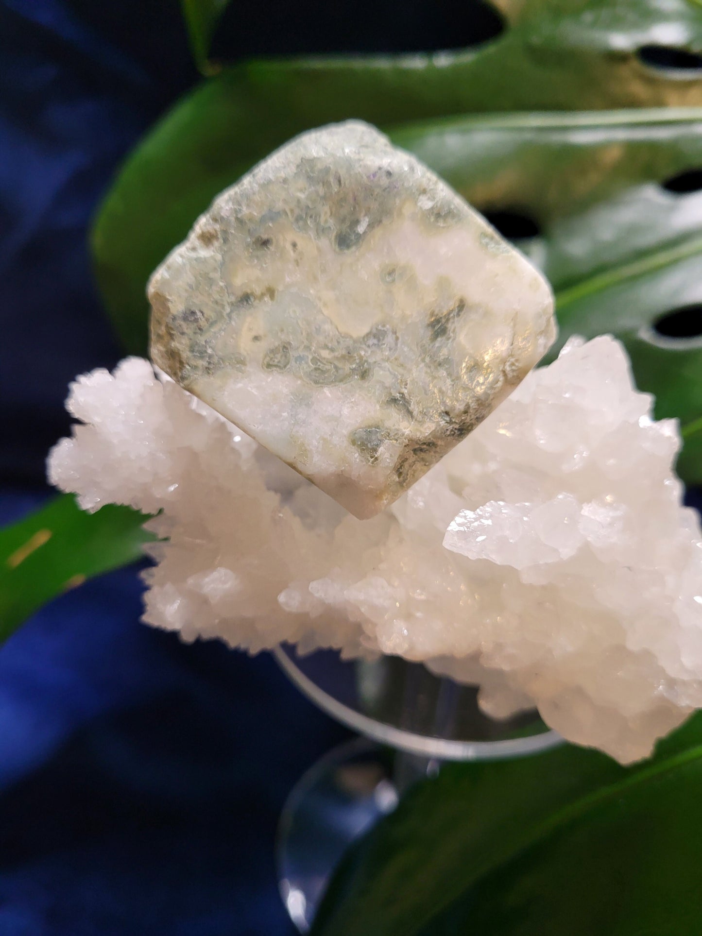 Gorgeous Larimar Crystal Slab - Dominican Republic - Blue - White - Ocean - Crystal Collector - Home Decor - Anniversary - Birthday - Gift