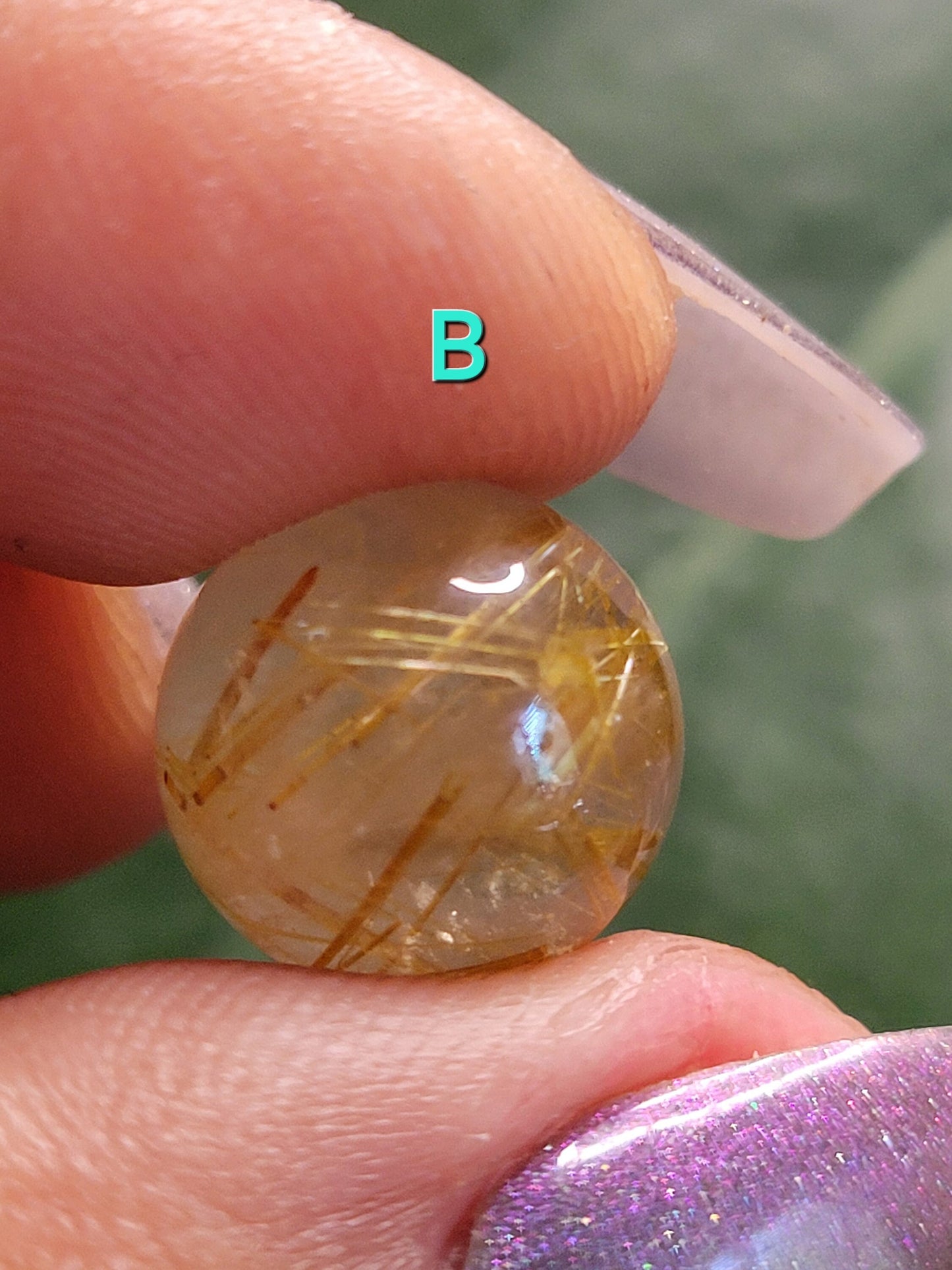 Golden Rutile Quartz Mini Spheres from Brazil - Gold - Clear - White - Birthday - Anniversary - Accessories - Love - Gift