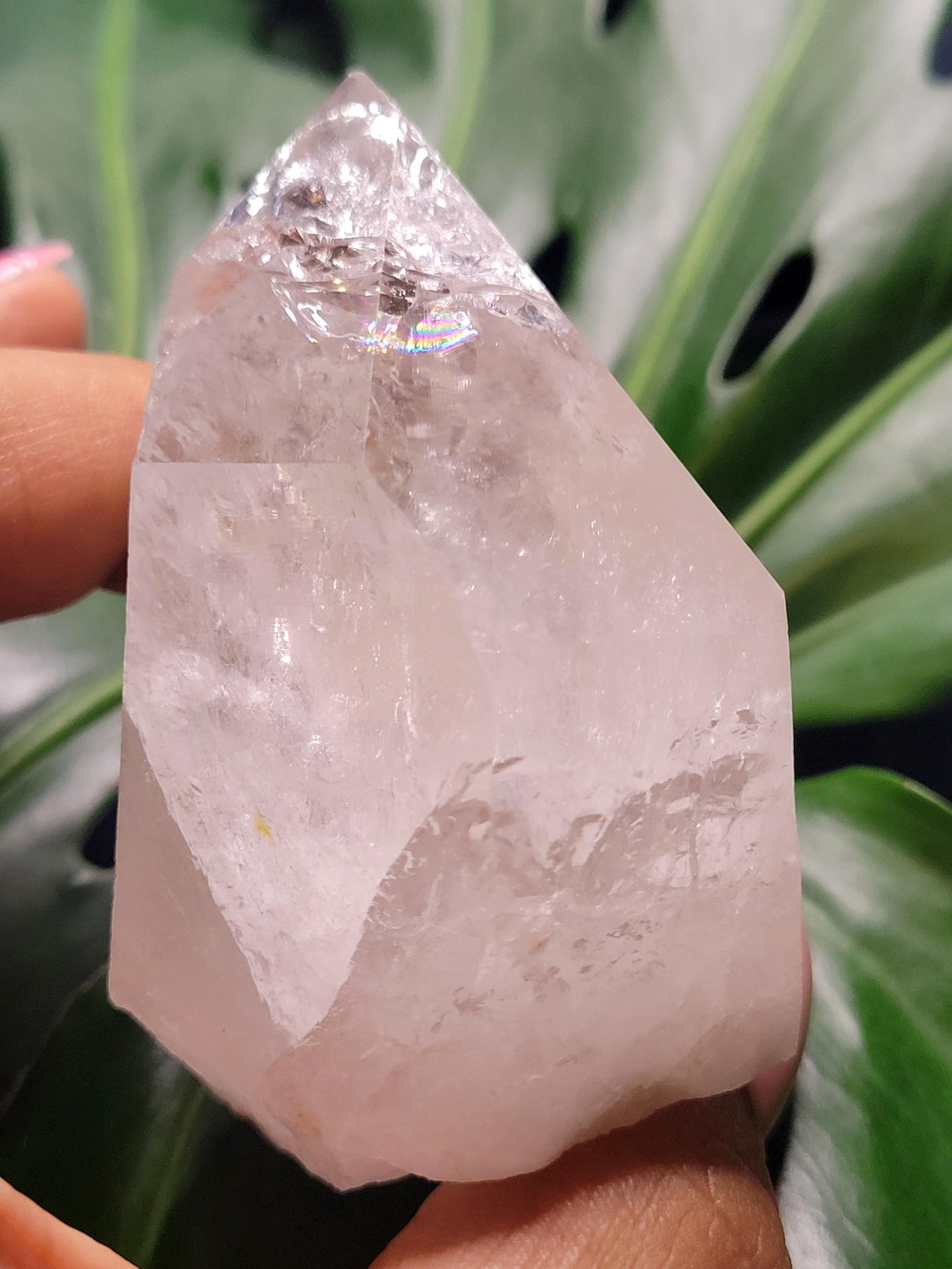 Stunning Lemurian Clear Quartz Crystal Point-Crystal Collectors-Birthday Anniversary Christmas Gift-Home Decor-Gift Ideas-High Quality