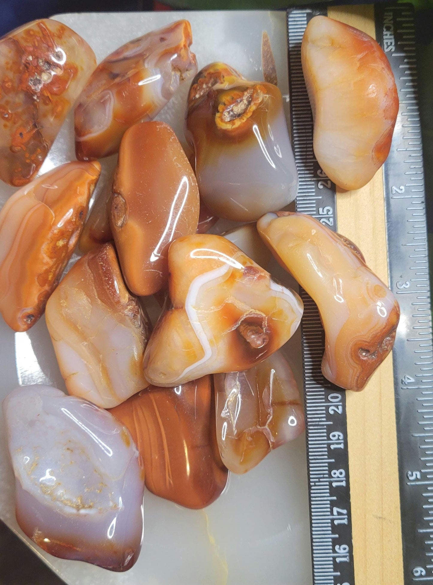 High Quality Carnelian XL Tumbles from Madagascar | Intuitively Picked | Great for meditation | Home Decor | Birthday Christmas Gift Ideas