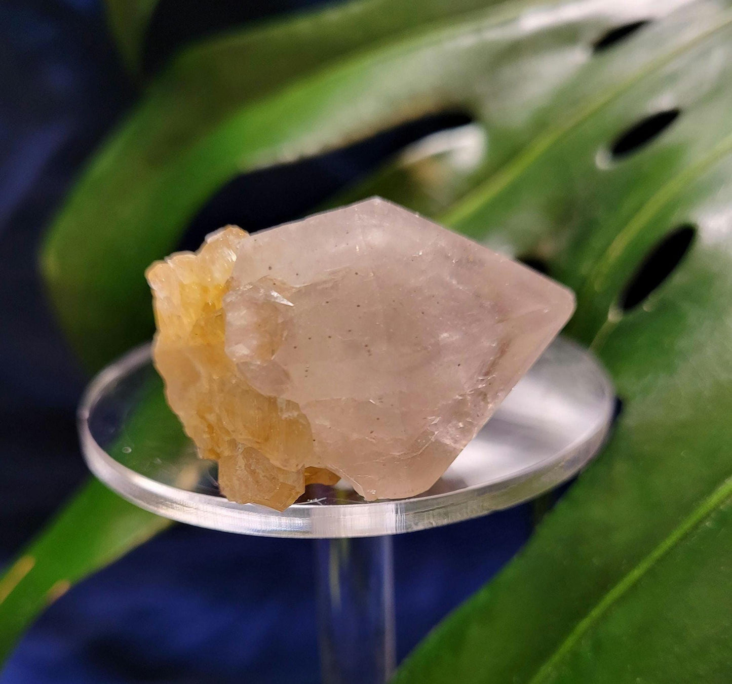Stunning Spirit Quartz Cluster from South Africa - Crown Chakra Meditation - Birthday Collectors Christmas Party Gift Ideas - Lavender - 50g