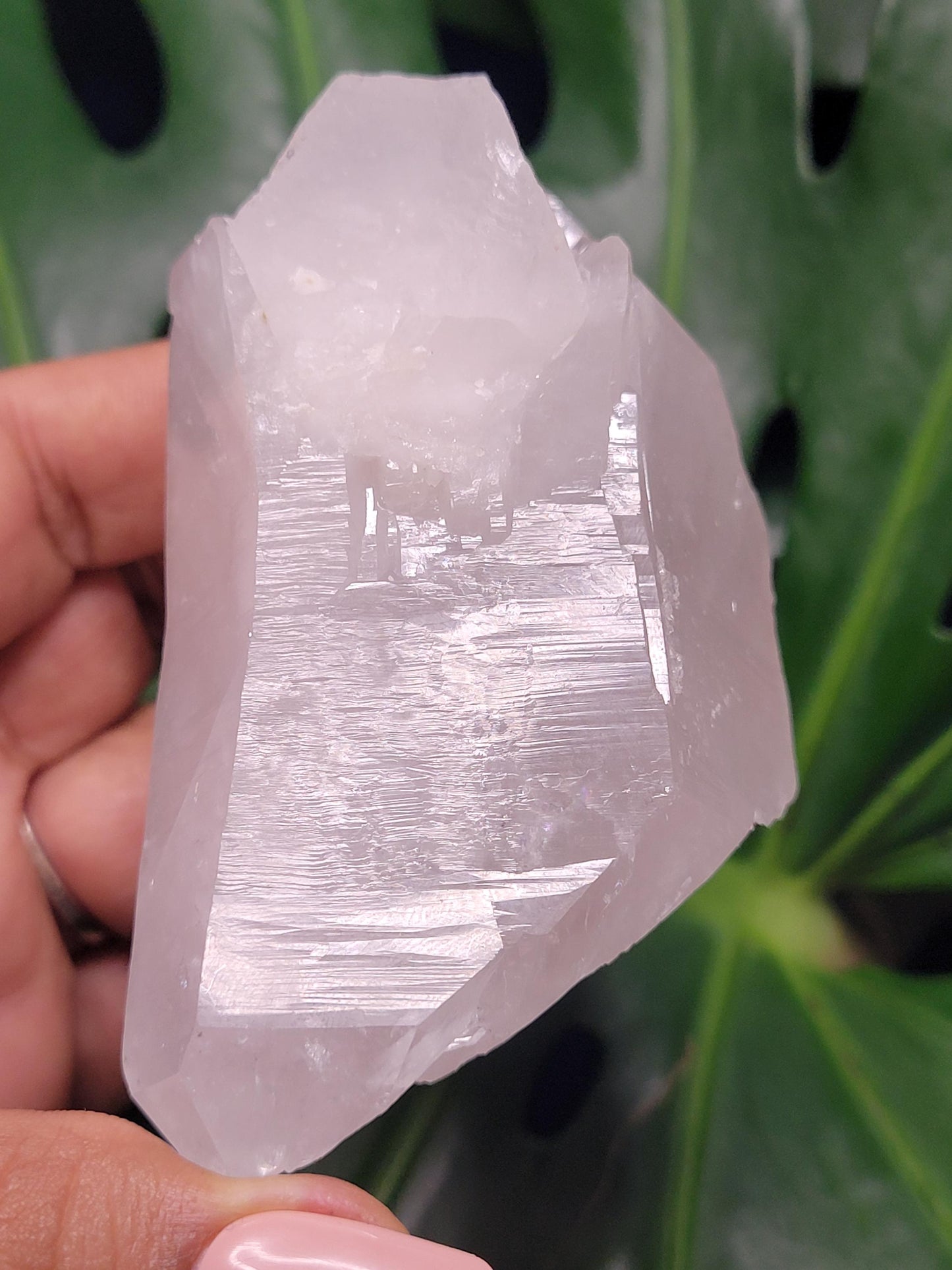 Stunning Lemurian Clear Quartz Crystal Point-Crystal Collectors-Birthday Anniversary Christmas Gift-Home Decor-Gift Ideas-High Quality