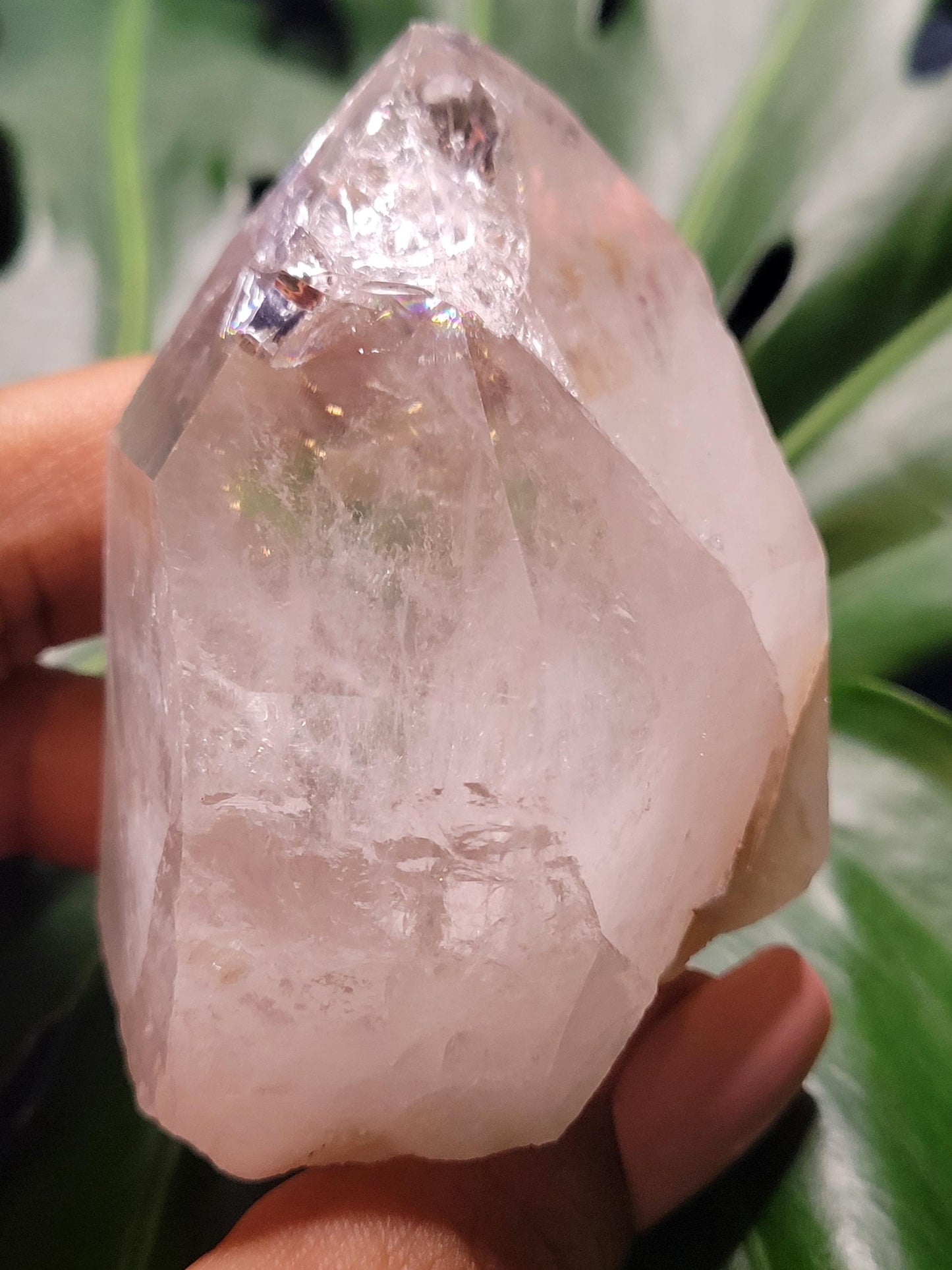 Stunning Lemurian Clear Quartz Crystal Point-Crystal Collectors-Birthday Anniversary Christmas Gift-Home Decor-Gift Ideas-High Quality