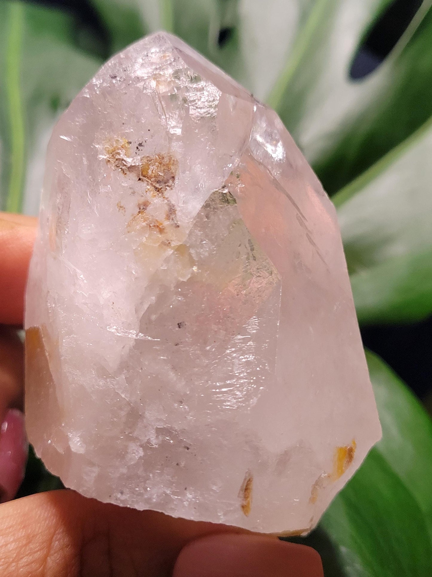 Stunning Lemurian Clear Quartz Crystal Point-Crystal Collectors-Birthday Anniversary Christmas Gift-Home Decor-Gift Ideas-High Quality