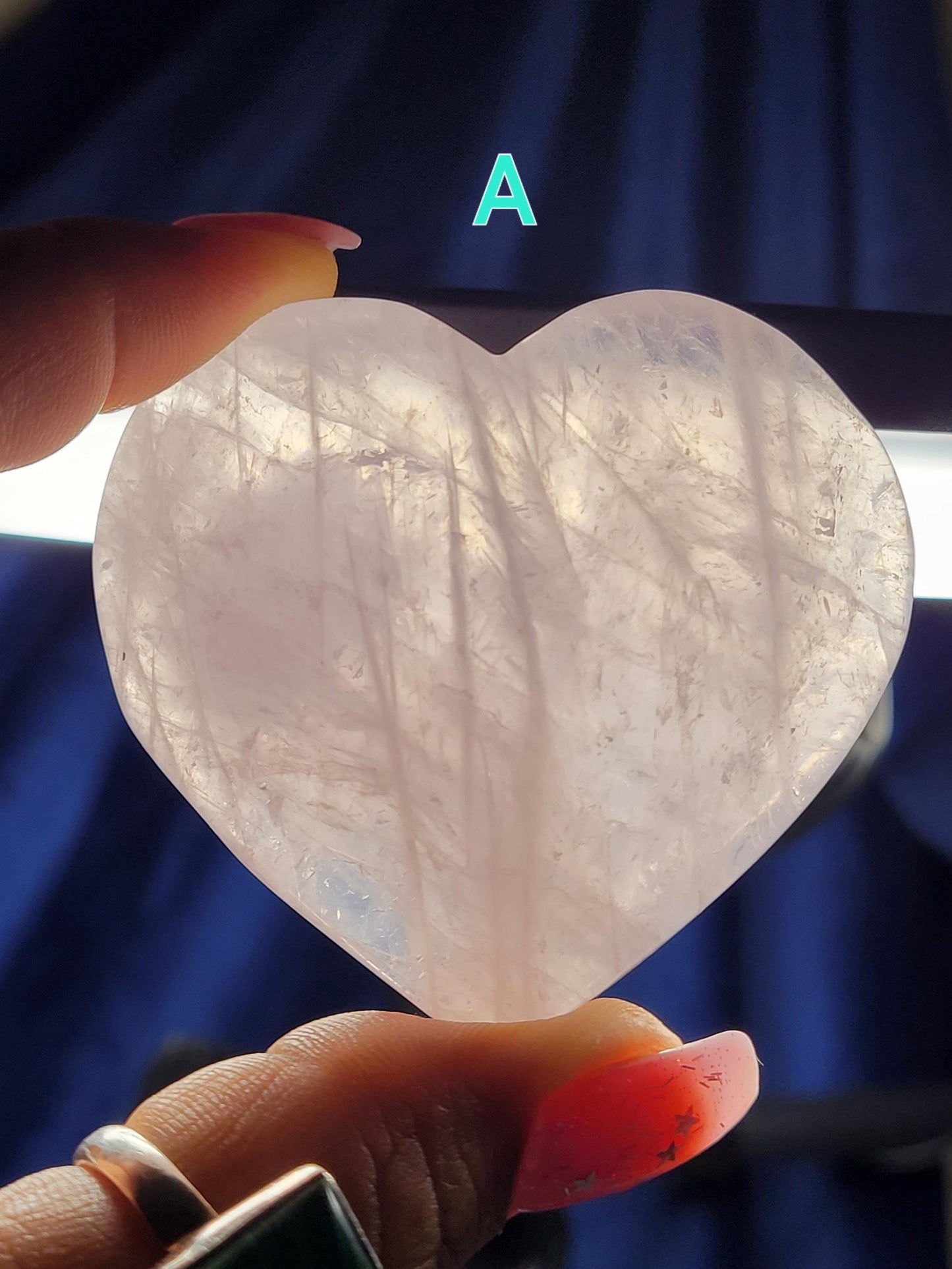 Rose Quartz Heart Carvings | Pink Crystal of Love | Heart Chakra | Meditation Tool | Home Decor | Birthday or Valentines Day Love Gift