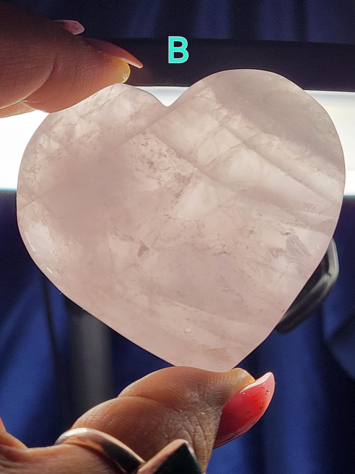 Rose Quartz Heart Carvings | Pink Crystal of Love | Heart Chakra | Meditation Tool | Home Decor | Birthday or Valentines Day Love Gift