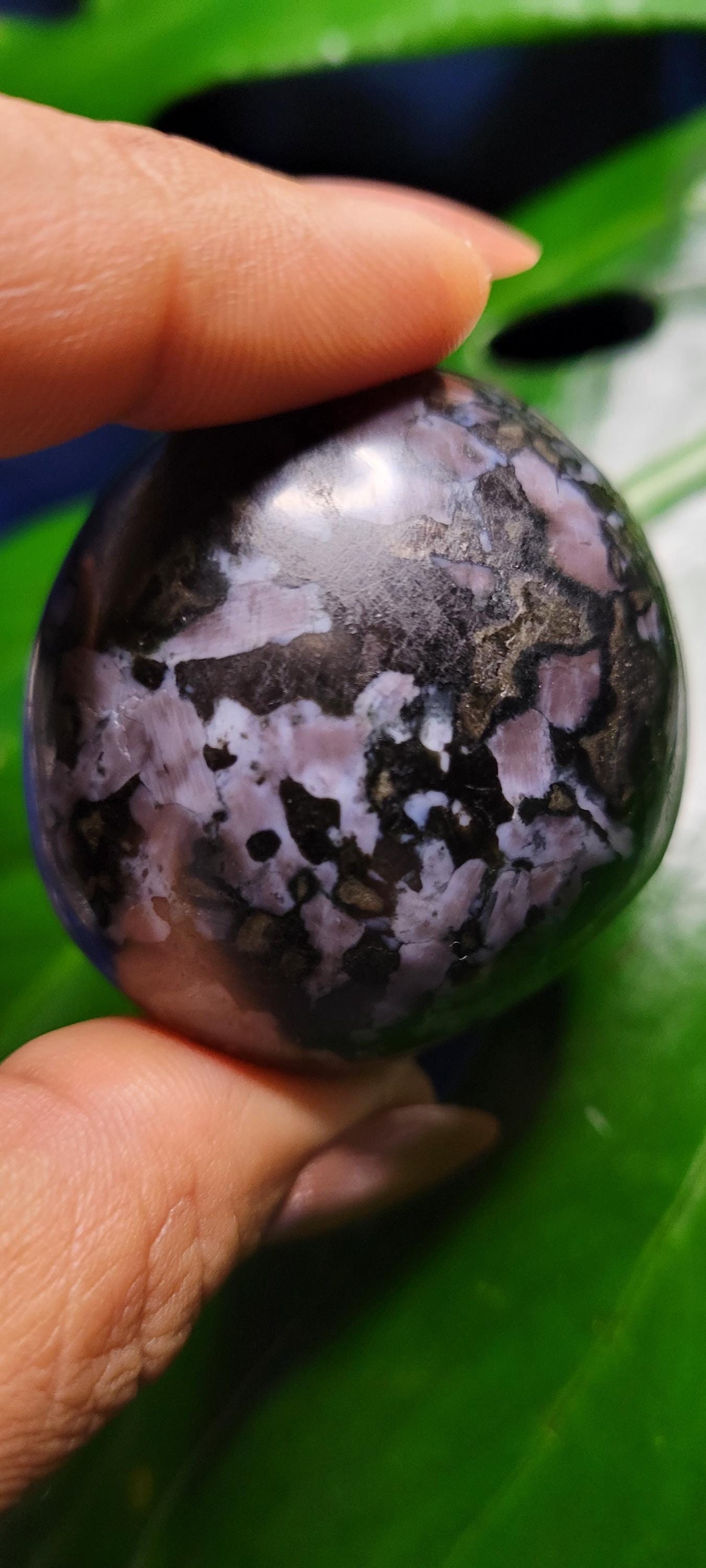 Beautiful Bundle of Merlinite|Indigo Gabbro|Heart and palm stone|Gift ideas for you|Purple and Gold Meditation|Third Eye Chakra|Grounding