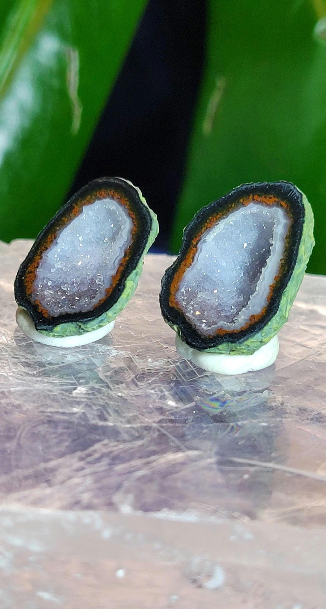 Stunning Mexican Mini Geodes with Quartz Druze | Crystal Collector | Jewelry Accessories | Home Decor | Birthday Christmas gift Ideas