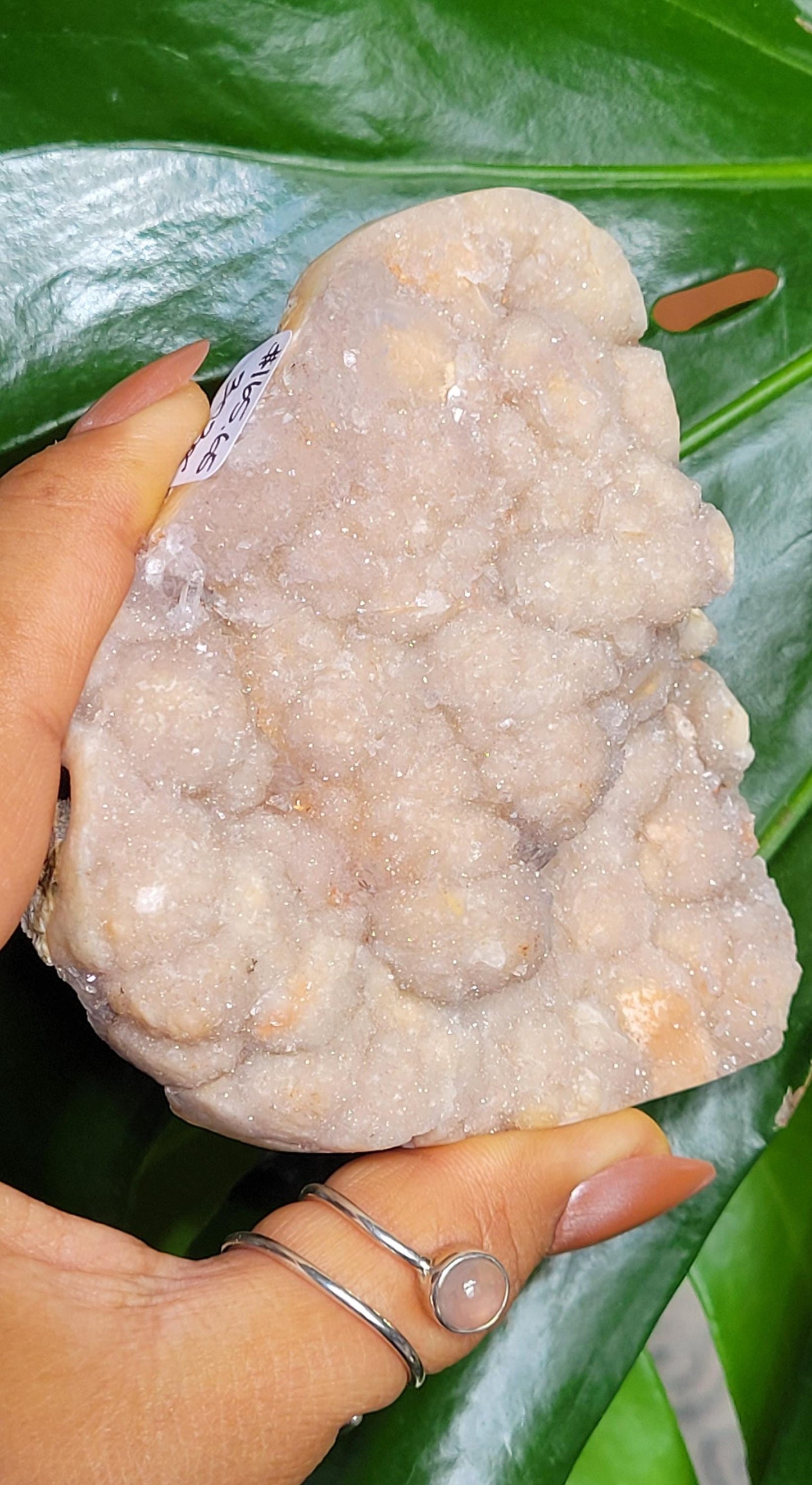 Gorgeous Pink Sugary Amethyst Flowers|Botryoidal Stalactite Cluster with sparkles| Crystal Collectors|Valentines Day Love Gift for you|303g