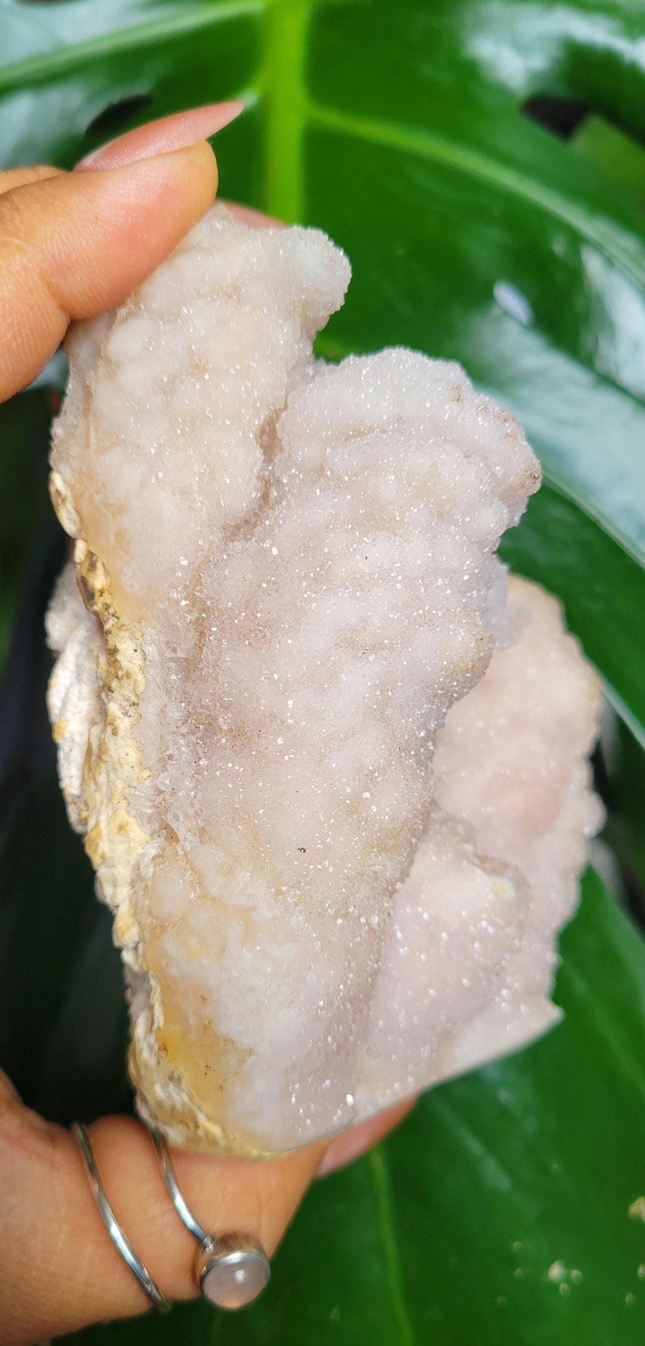 Gorgeous Pink Sugary Amethyst Flowers|Botryoidal Stalactite Cluster with sparkles| Crystal Collectors|Valentines Day Love Gift for you|400g