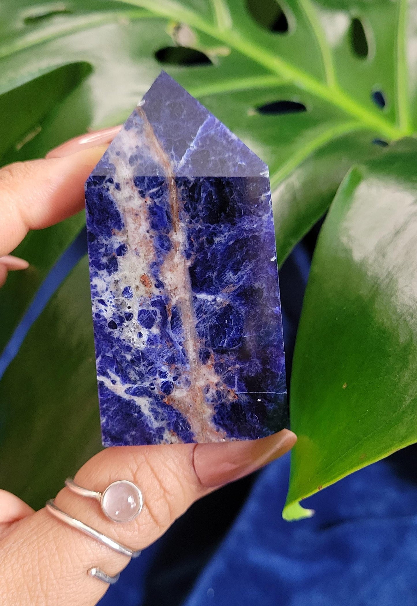 Sodalite Crystal Towers | Your Pick | Birthday Party Christmas Gift Ideas | Crystal Collectors | Brazil | Blue White Silver Orange Pink