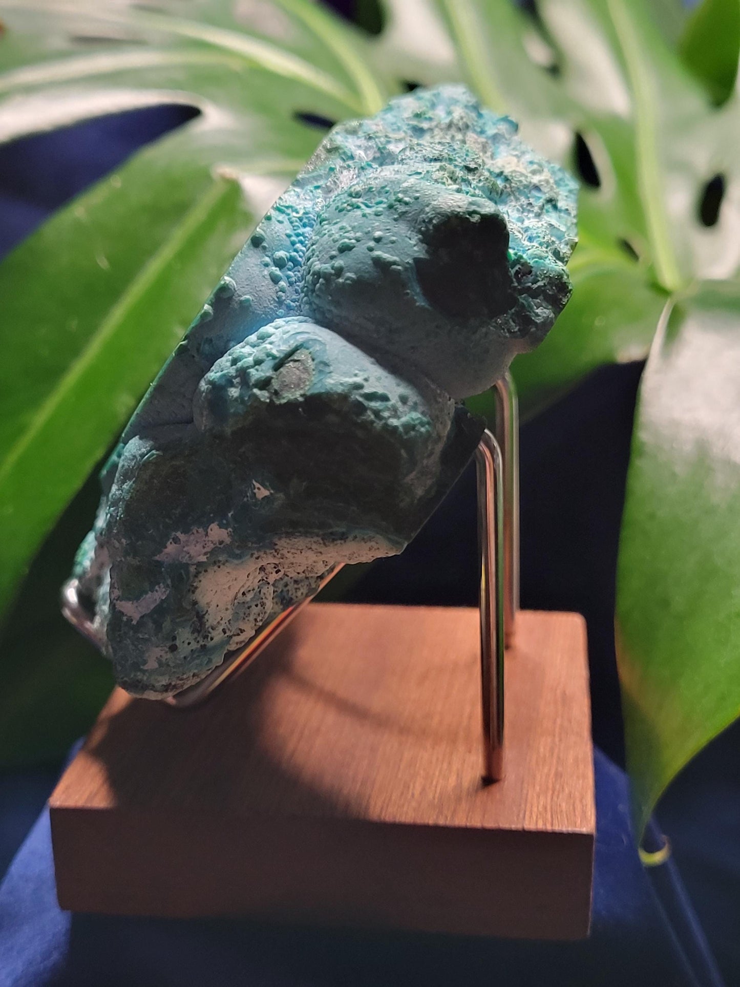 Malachite and Chrysocolla Specimen| Crystal Collector Piece|Birthday Christmas Gift Ideas|Strength and Abundance Energy|Green and Blue|419g