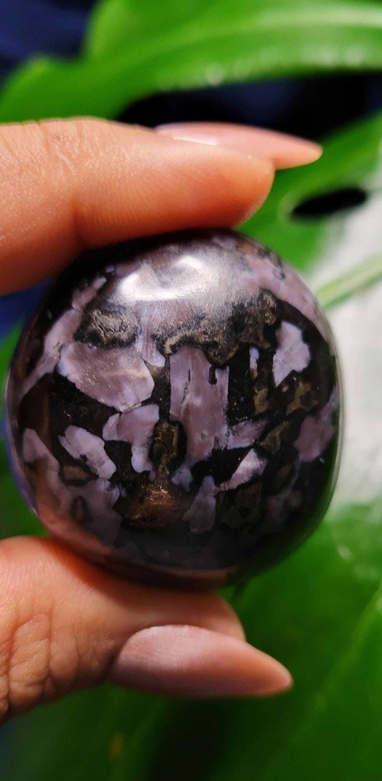Beautiful Bundle of Merlinite|Indigo Gabbro|Heart and palm stone|Gift ideas for you|Purple and Gold Meditation|Third Eye Chakra|Grounding