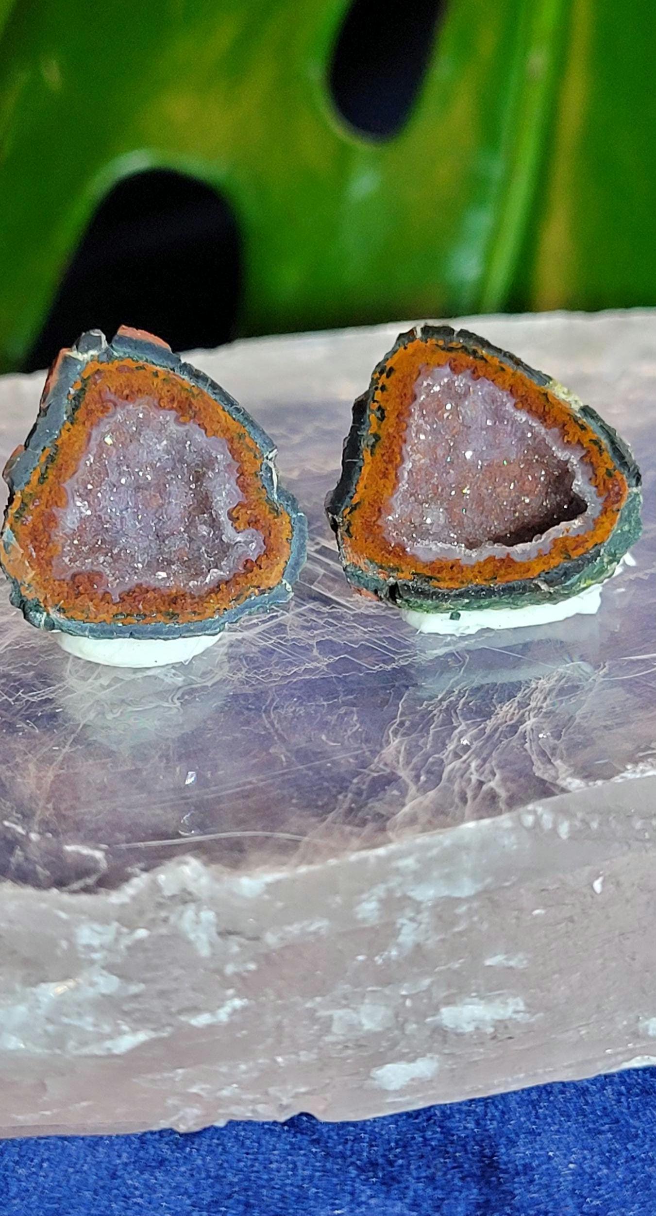 Stunning Mexican Mini Geodes with Quartz Druze | Crystal Collector | Jewelry Accessories | Home Decor | Birthday Christmas gift Ideas