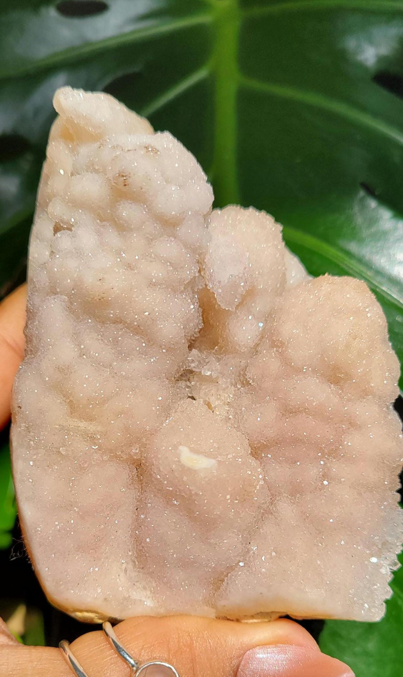 Gorgeous Pink Sugary Amethyst Flowers|Botryoidal Stalactite Cluster with sparkles| Crystal Collectors|Valentines Day Love Gift for you|400g