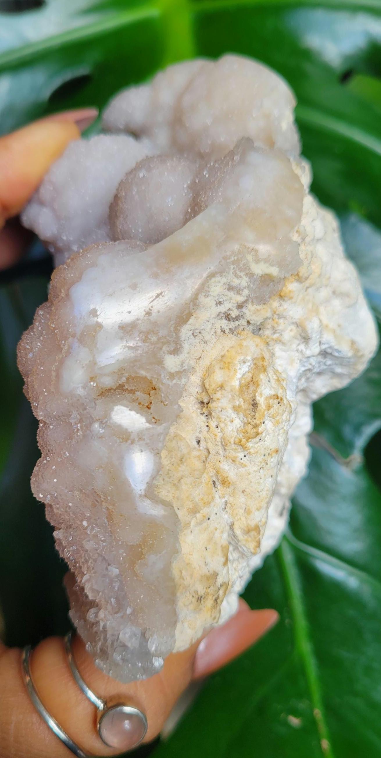 Gorgeous Pink Sugary Amethyst Flowers|Botryoidal Stalactite Cluster with sparkles| Crystal Collectors|Valentines Day Love Gift for you|400g
