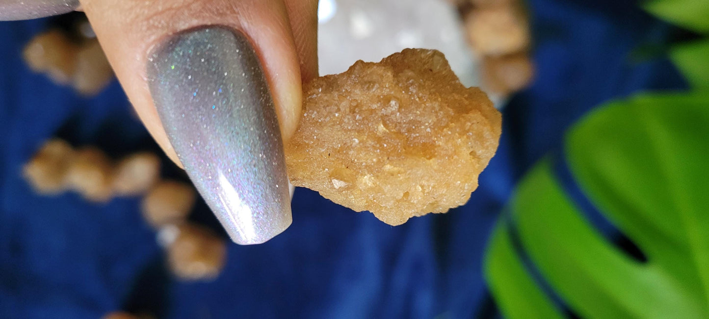 Natural Raw Citrine Nuggets from Morocco | Honey Amber Gold | Gift Ideas | Crystal Jewelry Wrapping | Gridding | Abundance and Creativity