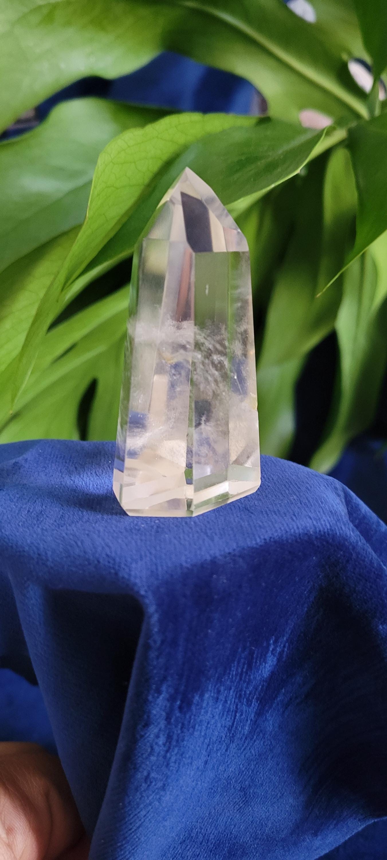 AAA Grade Natural Citrine Point with Rainbows from Brazil | Beautiful Polish | Birthday Christmas Gift Ideas | Champagne Gold | Prosperity