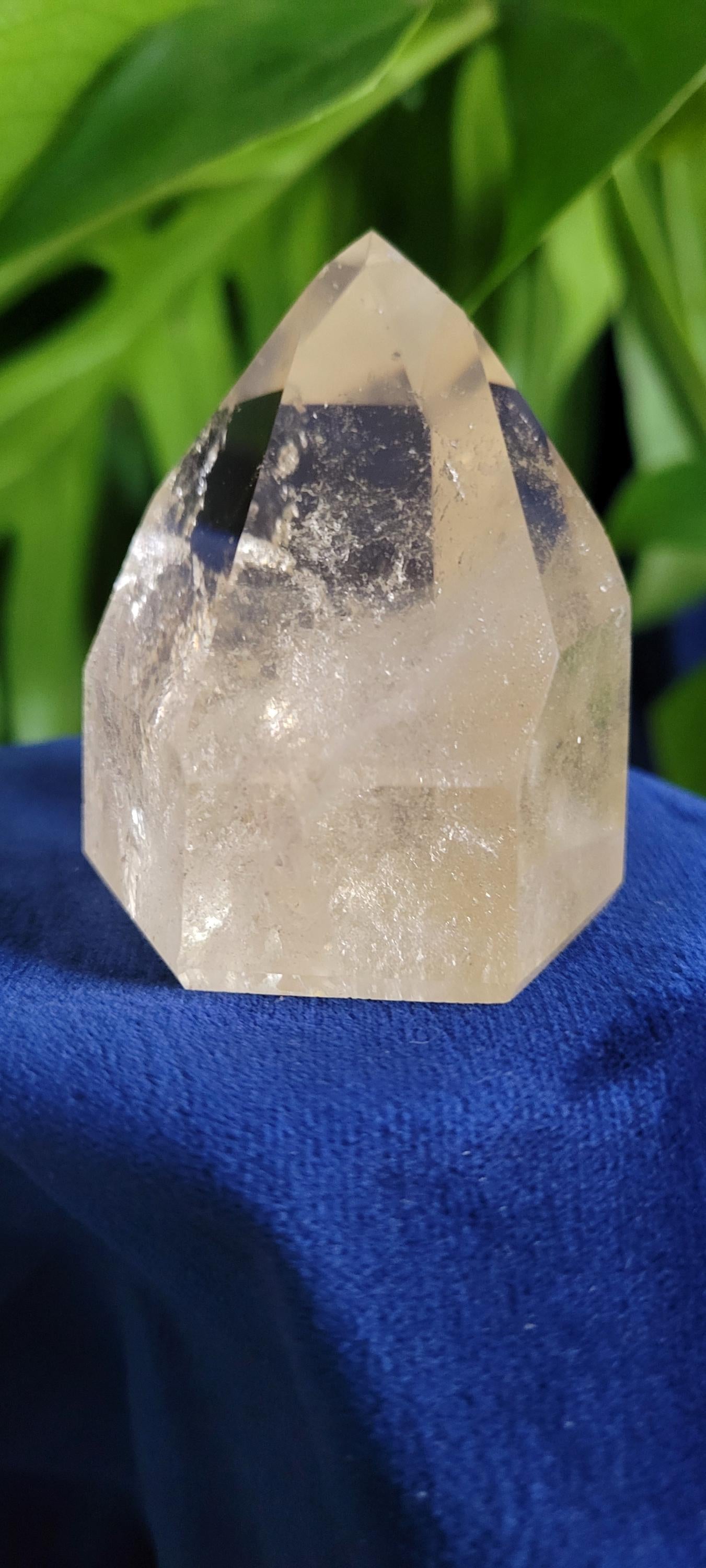 AAA Grade Natural Citrine Point with Rainbows from Brazil | Beautiful Polish | Birthday Christmas Gift Ideas | Champagne Gold | Prosperity