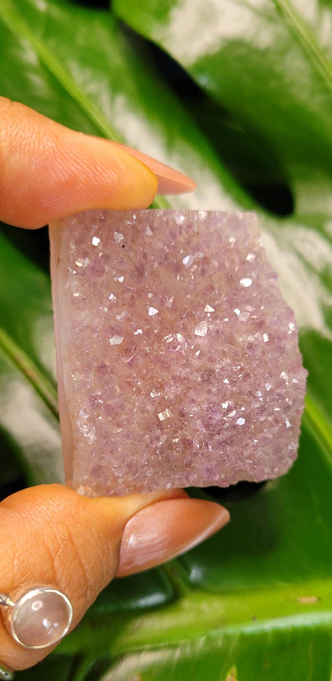 High Quality Amethyst Squares half polished from Brazil | Home Decor |Crystal Collector | Gift Ideas | Your Pick