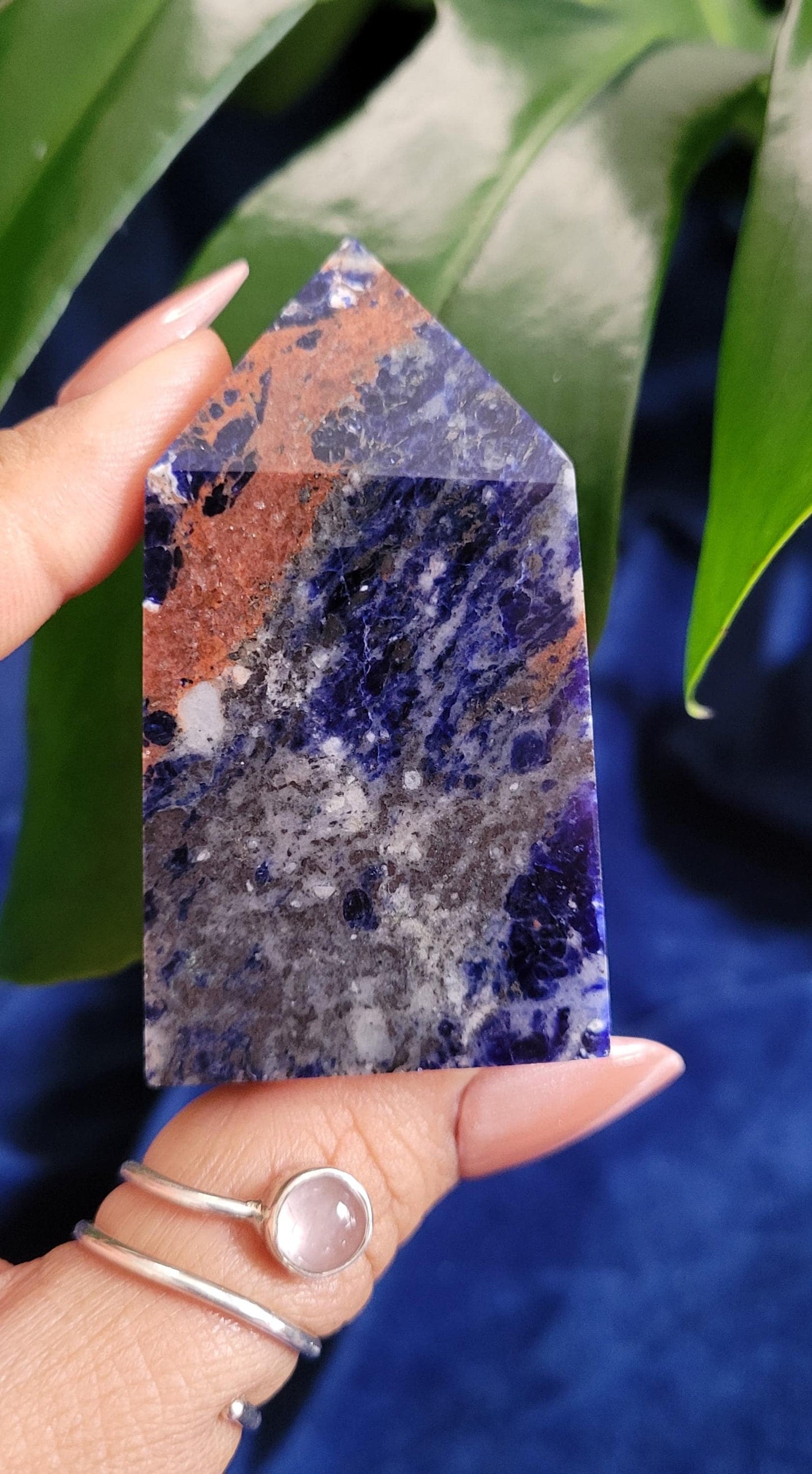 Sodalite Crystal Towers | Your Pick | Birthday Party Christmas Gift Ideas | Crystal Collectors | Brazil | Blue White Silver Orange Pink