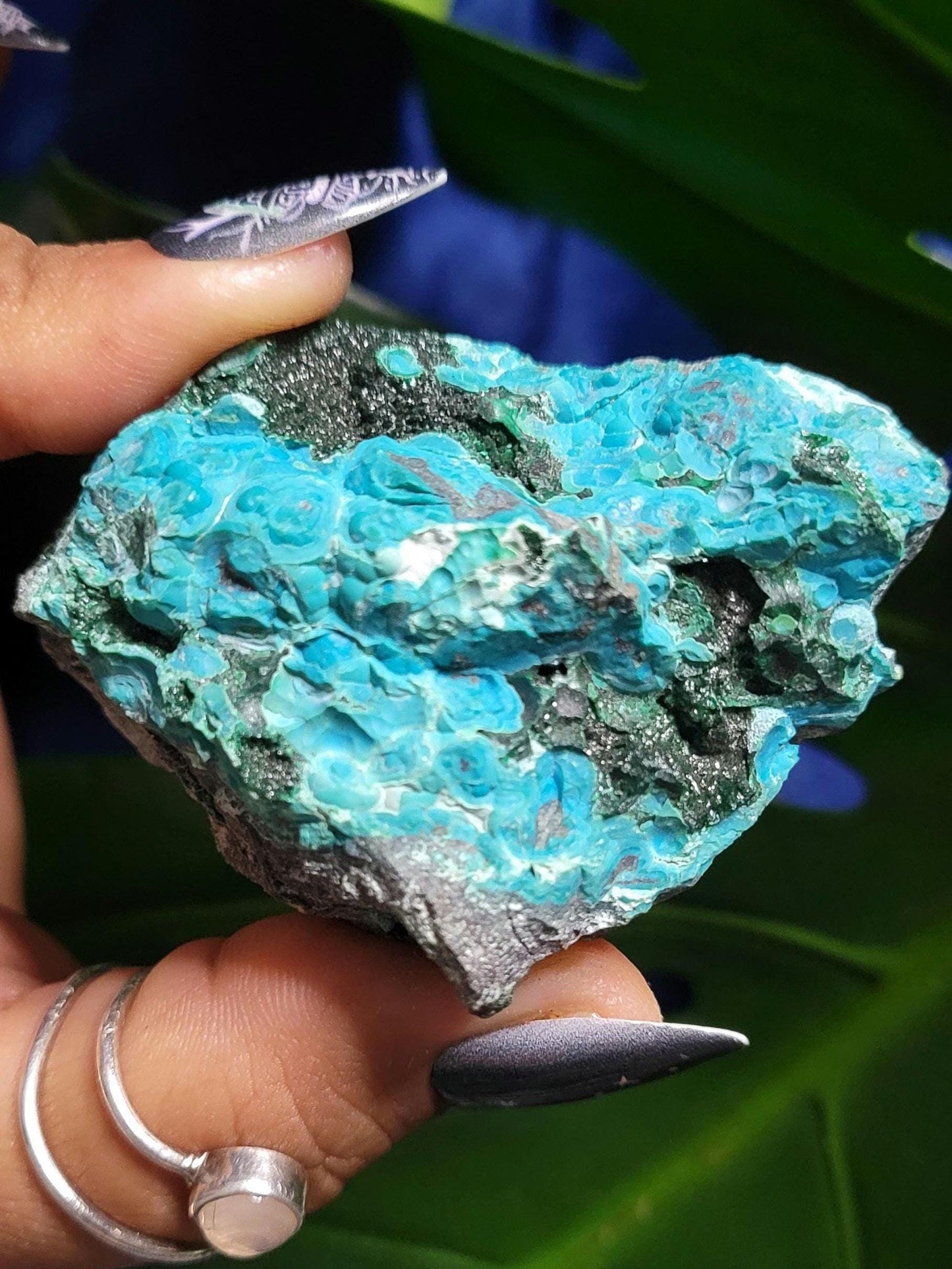 Malachite Chrysocolla 'Malacolla' Specimen from the DRC | Crystal Collector | Birthday Christmas Gift Ideas | Green Blue | 97g