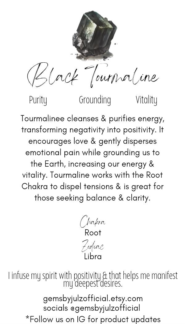 Shiny Natural Black Tourmaline with Quartz and Gold Mica | Birthday Anniversary Christmas Gift Ideas | Crystal Collector | Home Decor