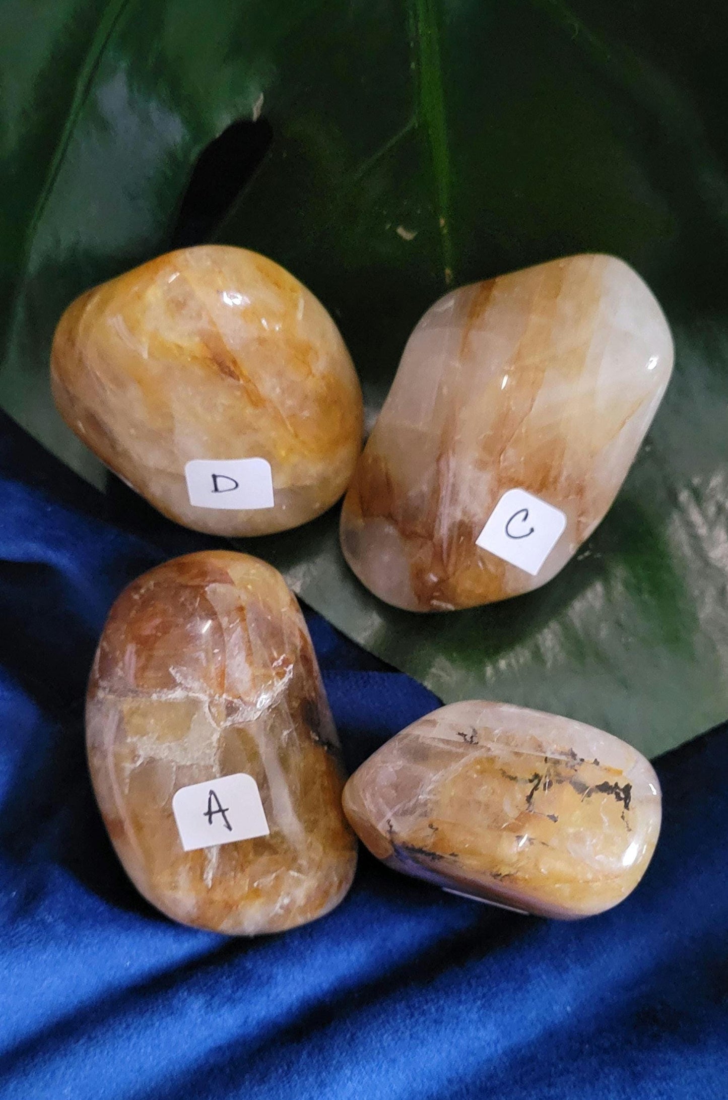 Golden Healer XL Freeforms | Quartz & Iron | Meditation Palm Stone Tools | Birthday Christmas Gift ideas | Good Energy |Gold and White