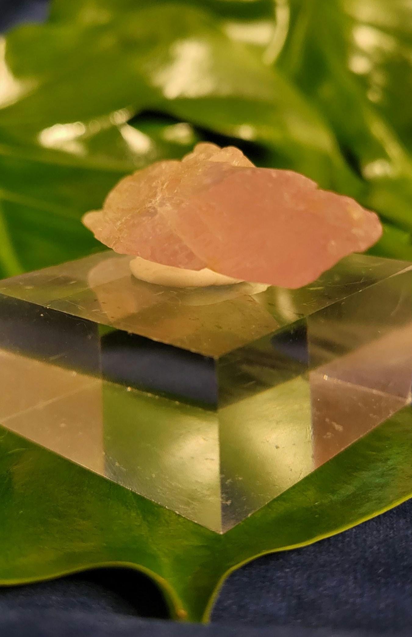 Etched & Translucent Gemmy Pink Kunzite | AAA Grade Crystal Specimen for Collectors | Heart Chakra | Love Gift Idea | Gorgeously Pink | 43g