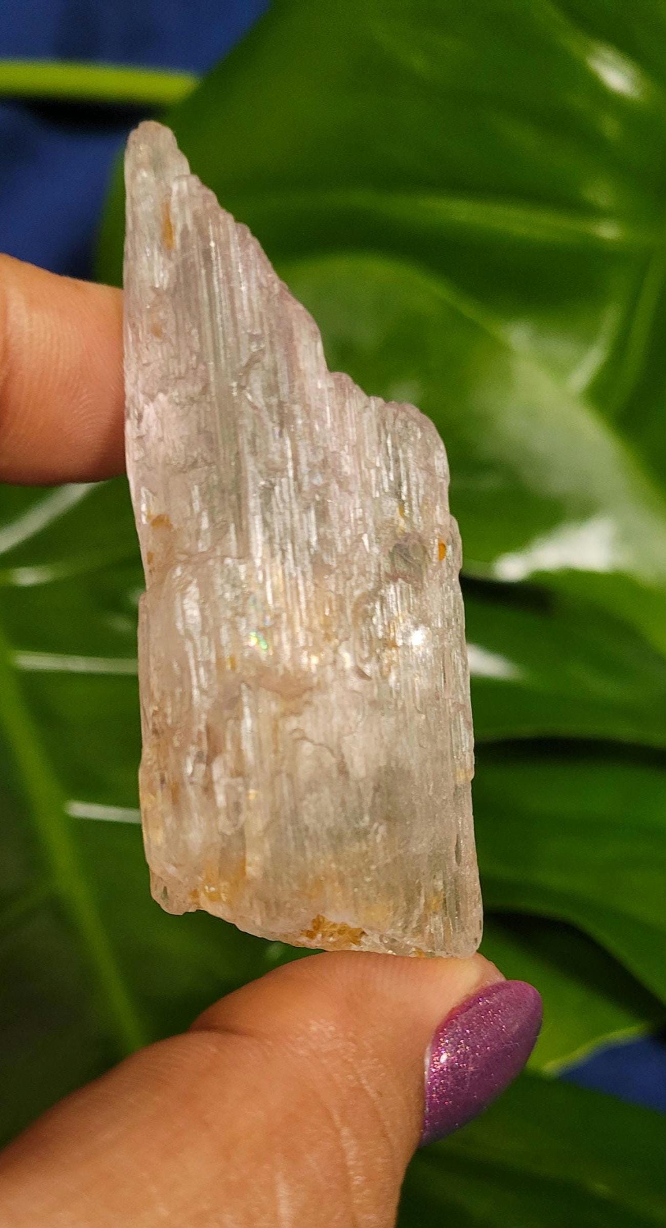 Etched & Translucent Gemmy Pink Kunzite | AAA Grade Crystal Specimen for Collectors | Heart Chakra | Love Gift Idea | Gorgeously Pink | 43g