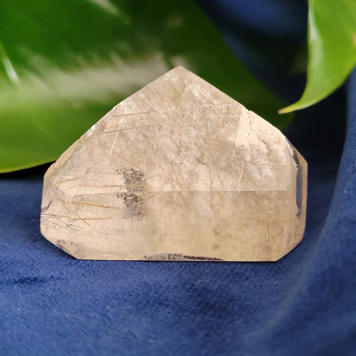 AAA Grade High Quality Gold Rutile Lodolite Quartz Crystal from Brazil | Gorgeous Unique Crystal Collector Gift | Love and Abundance | 25g