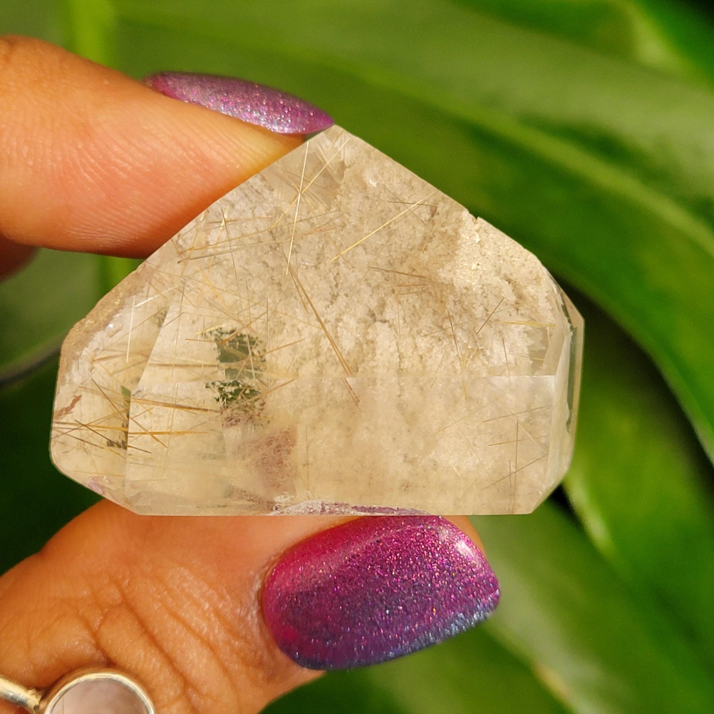 AAA Grade High Quality Gold Rutile Lodolite Quartz Crystal from Brazil | Gorgeous Unique Crystal Collector Gift | Love and Abundance | 25g